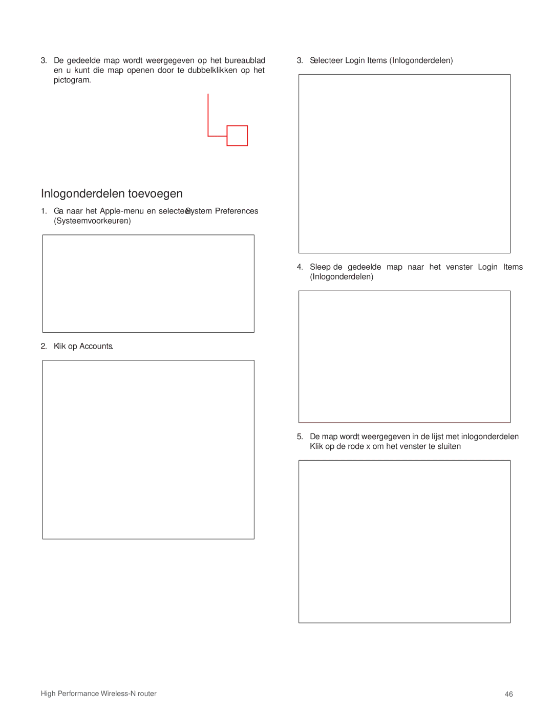 Cisco Systems E3000 manual Inlogonderdelen toevoegen 