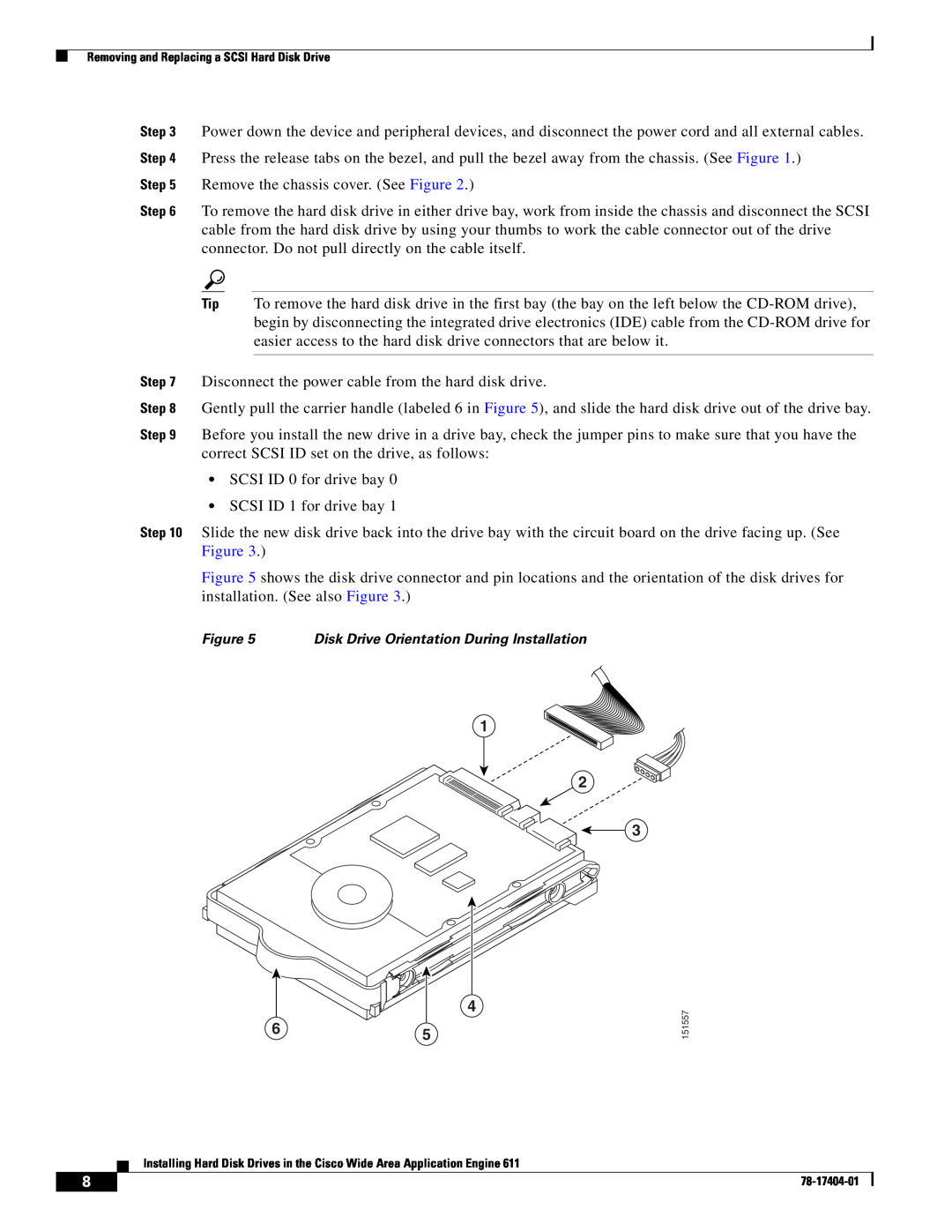 Cisco Systems Engine 611 manual Remove the chassis cover. See Figure 