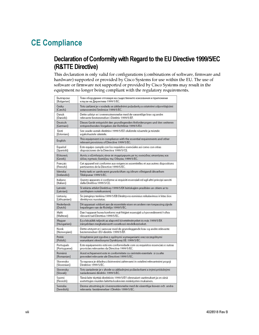 Cisco Systems 4025508, EPC2202, DPC2202 important safety instructions CE Compliance 