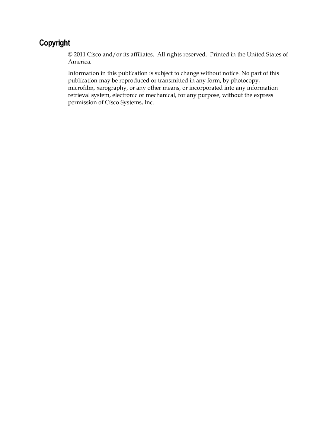 Cisco Systems DPC3208, EPC3208 manual Copyright 