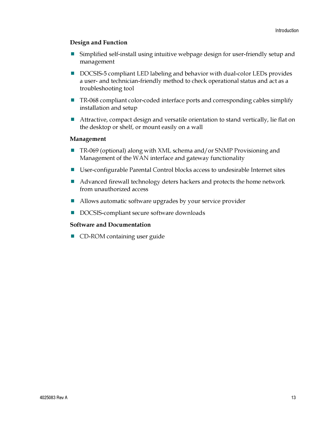 Cisco Systems DPC3827, EPC3827, 4039760 important safety instructions Software and Documentation 