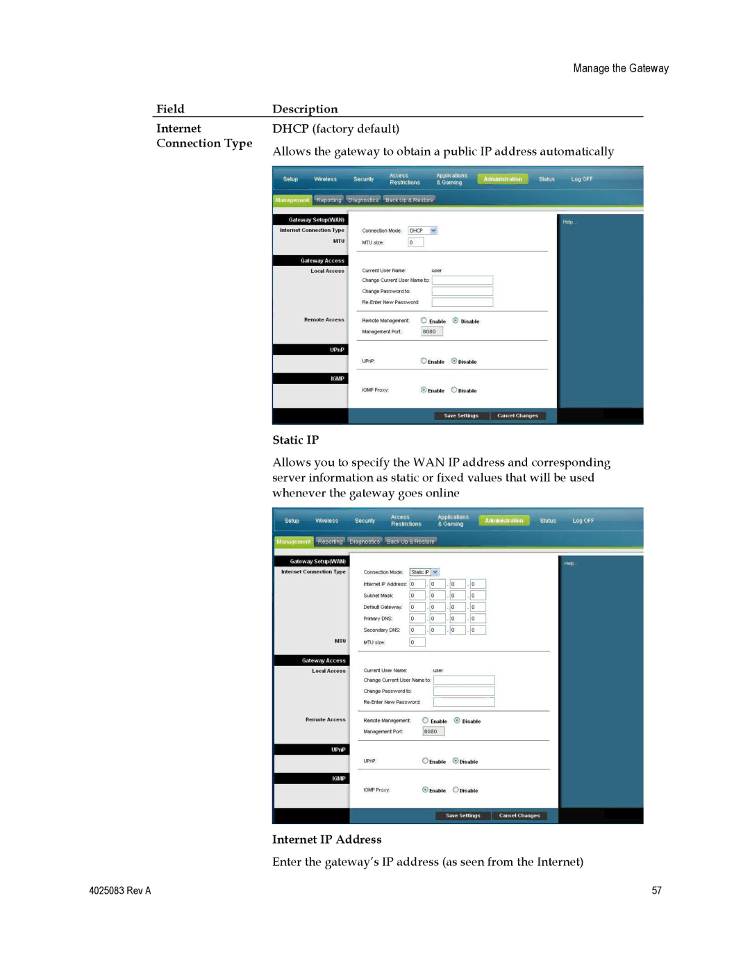 Cisco Systems EPC3827, DPC3827, 4039760 important safety instructions Internet IP Address 