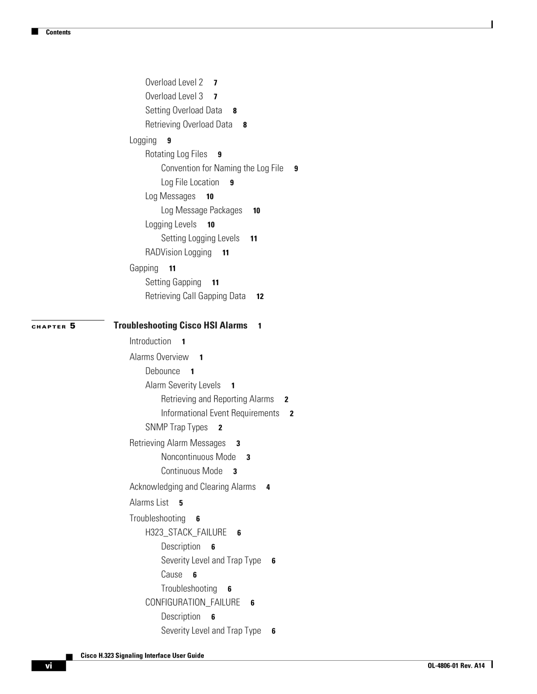 Cisco Systems H.323 manual RADVision Logging 