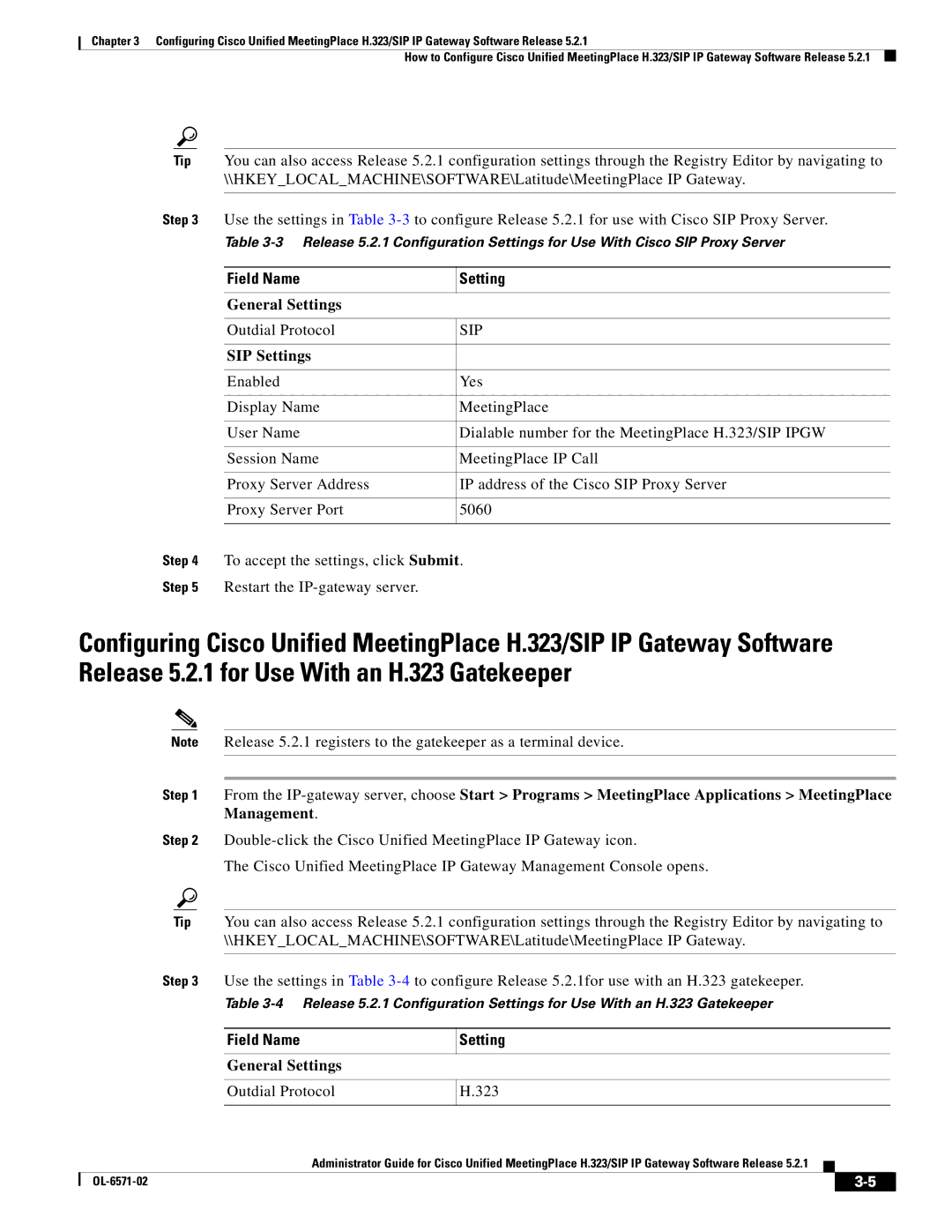 Cisco Systems H.323/SIP manual Sip 