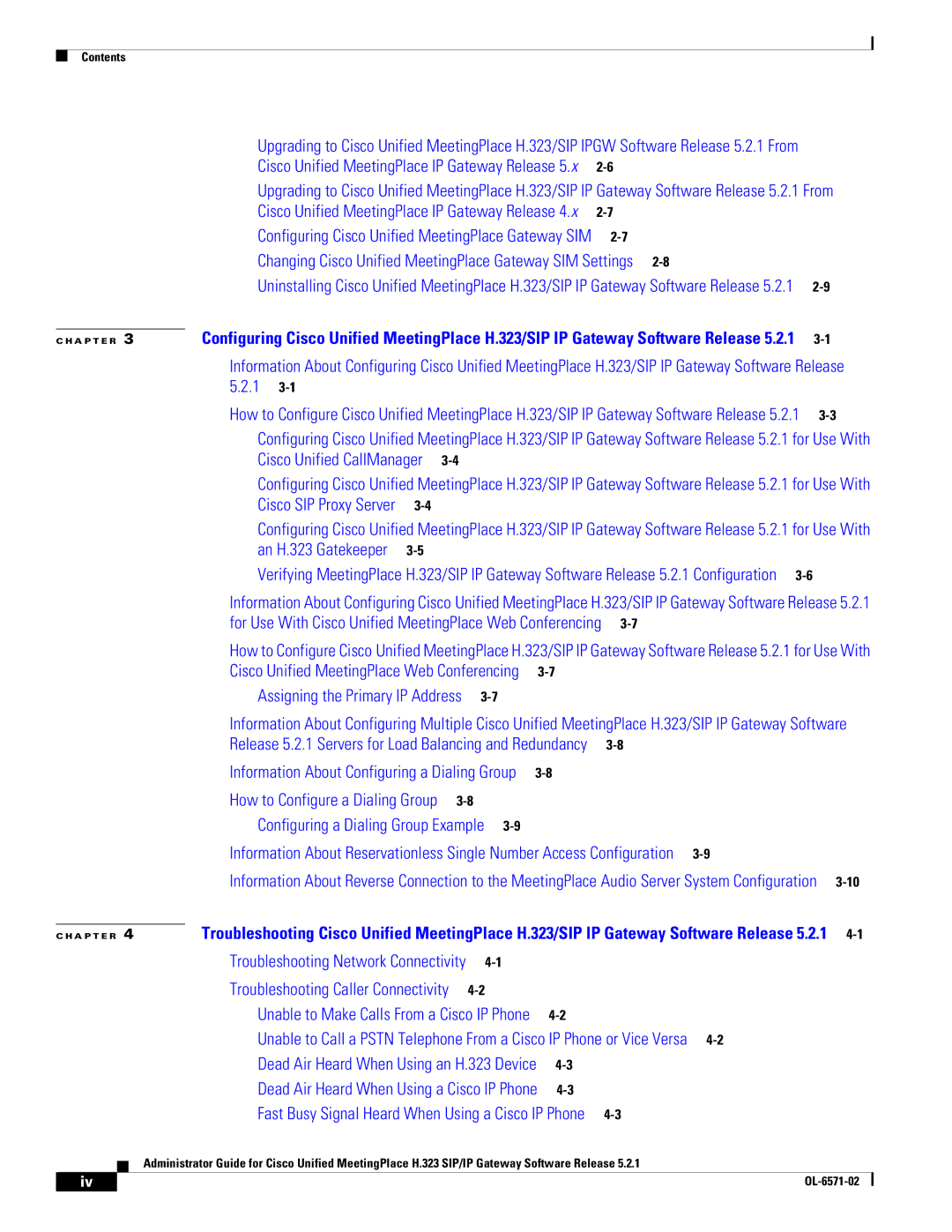 Cisco Systems H.323/SIP manual Fast Busy Signal Heard When Using a Cisco IP Phone 