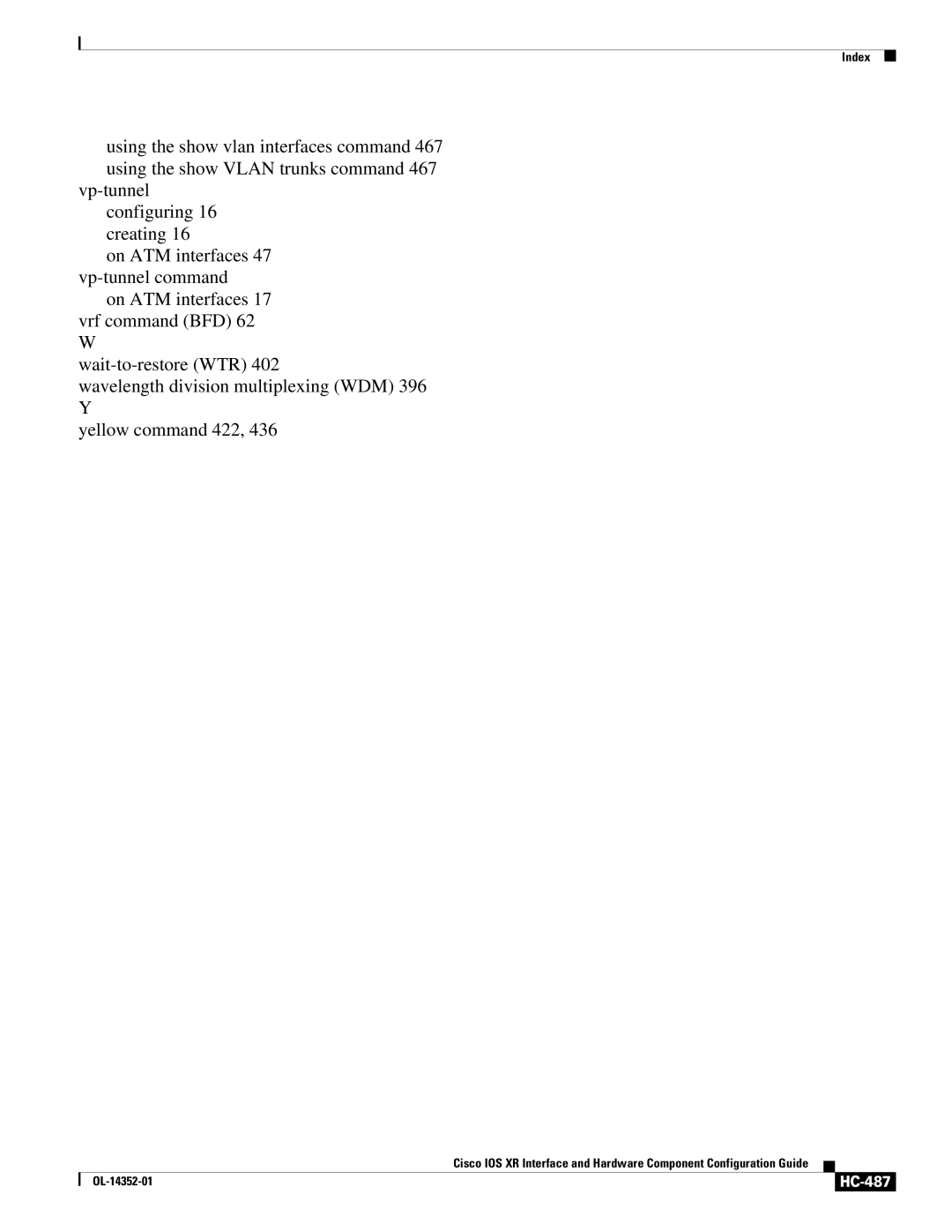 Cisco Systems HC-477 manual HC-487 