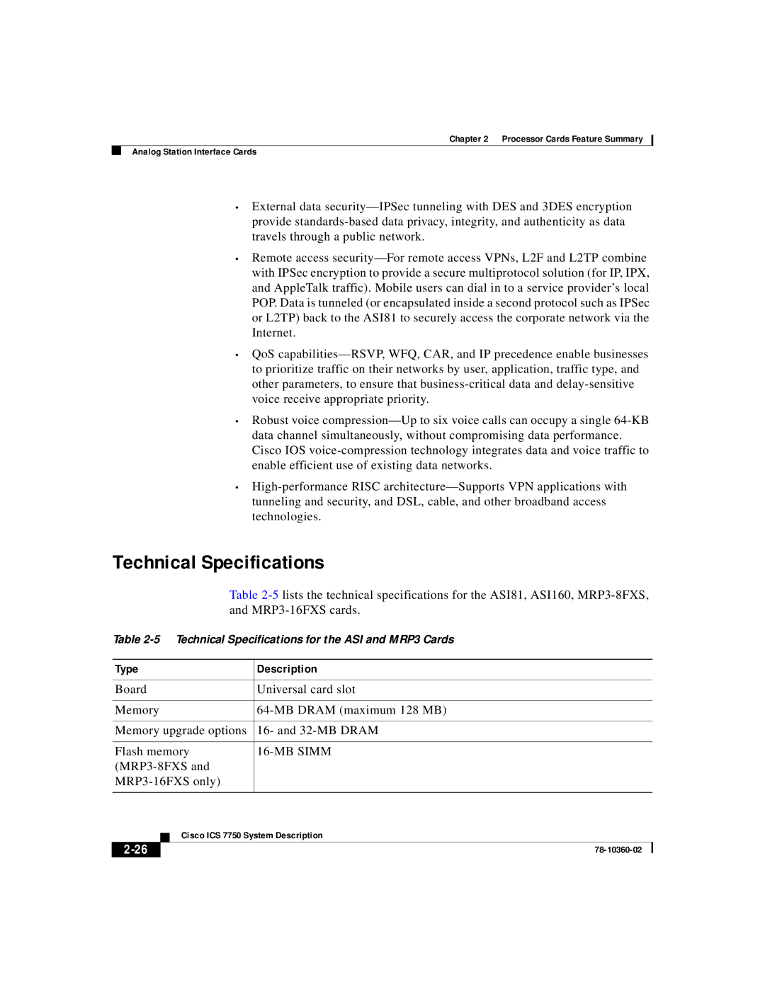 Cisco Systems ICS-7750 manual MRP3-8FXS MRP3-16FXS only 