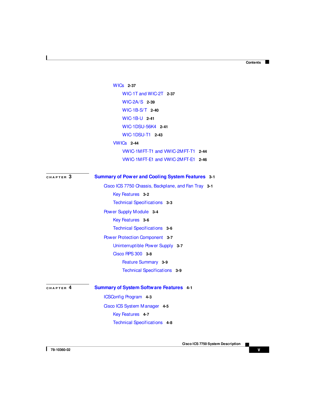 Cisco Systems ICS-7750 manual WICs 