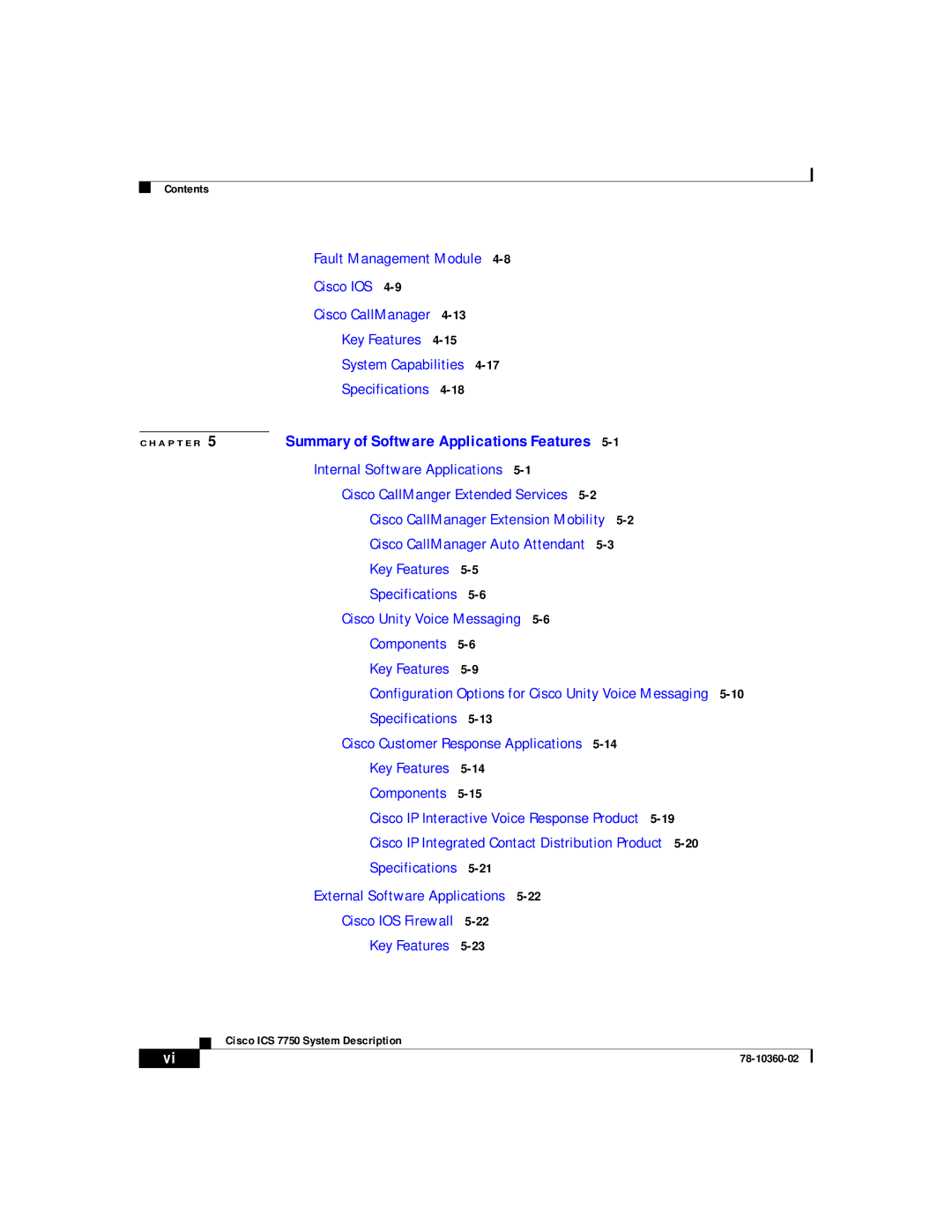 Cisco Systems ICS-7750 manual Cisco CallManger Extended Services 