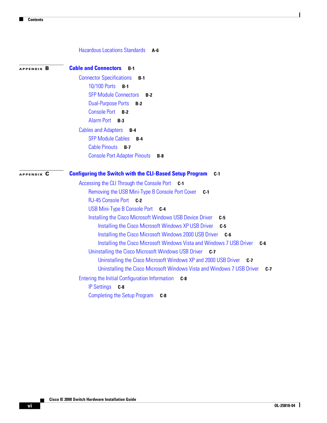 Cisco Systems IE20004TSB, IE20004TSL, IE200016TCB manual IP Settings 