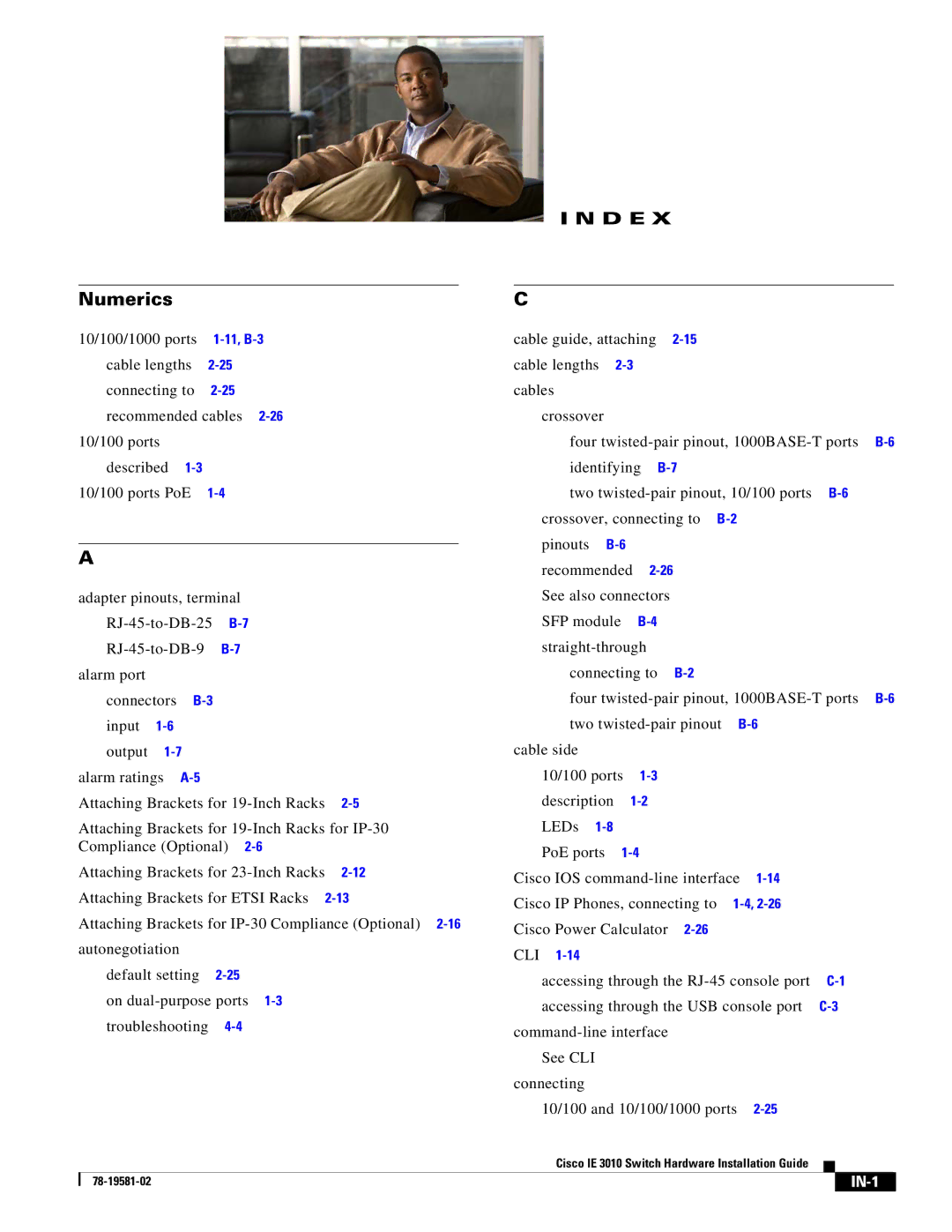 Cisco Systems IE301024TC manual Numerics 