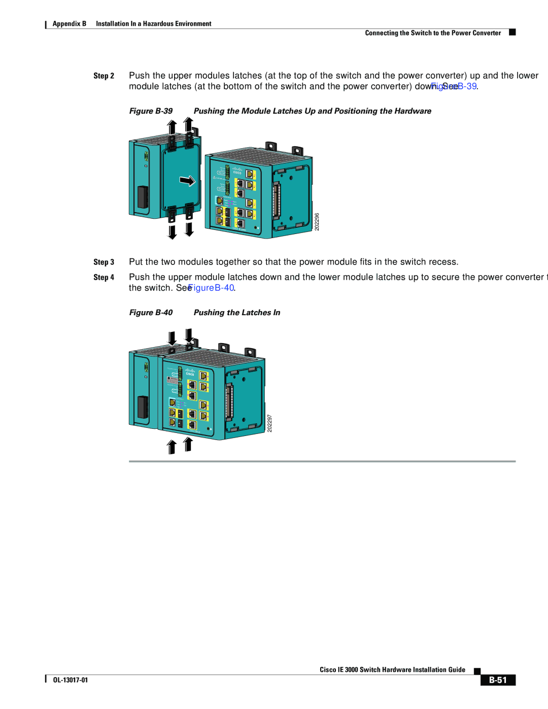 Cisco Systems IE 3000 Series, IEM30004PC manual Switch. See Figure B-40 