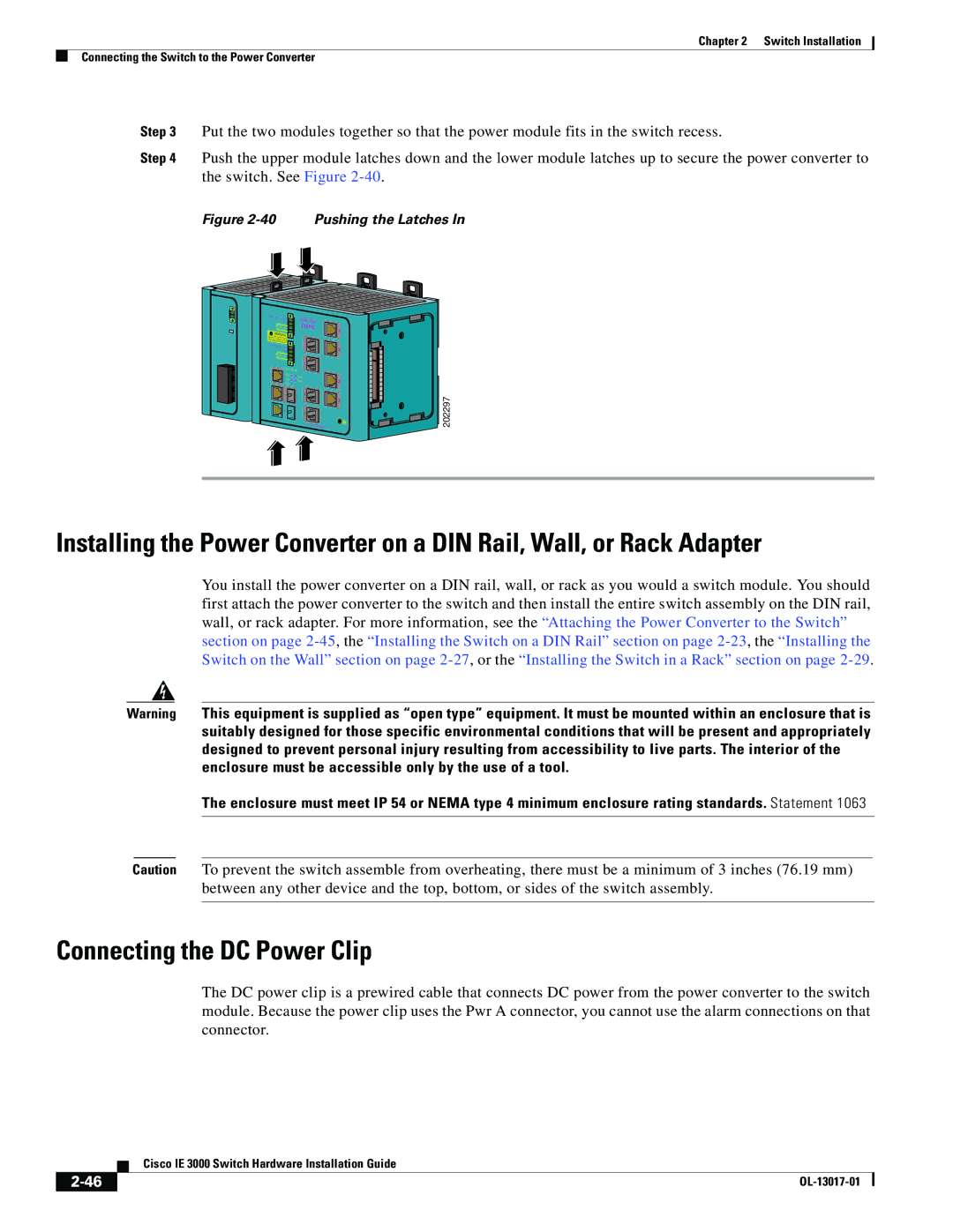 Cisco Systems IEM30004PC, IE 3000 Series manual Connecting the DC Power Clip, Rtn a Major Alarm 