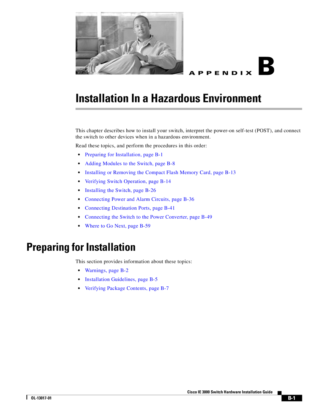 Cisco Systems IE 3000 Series, IEM30004PC manual Installation In a Hazardous Environment 