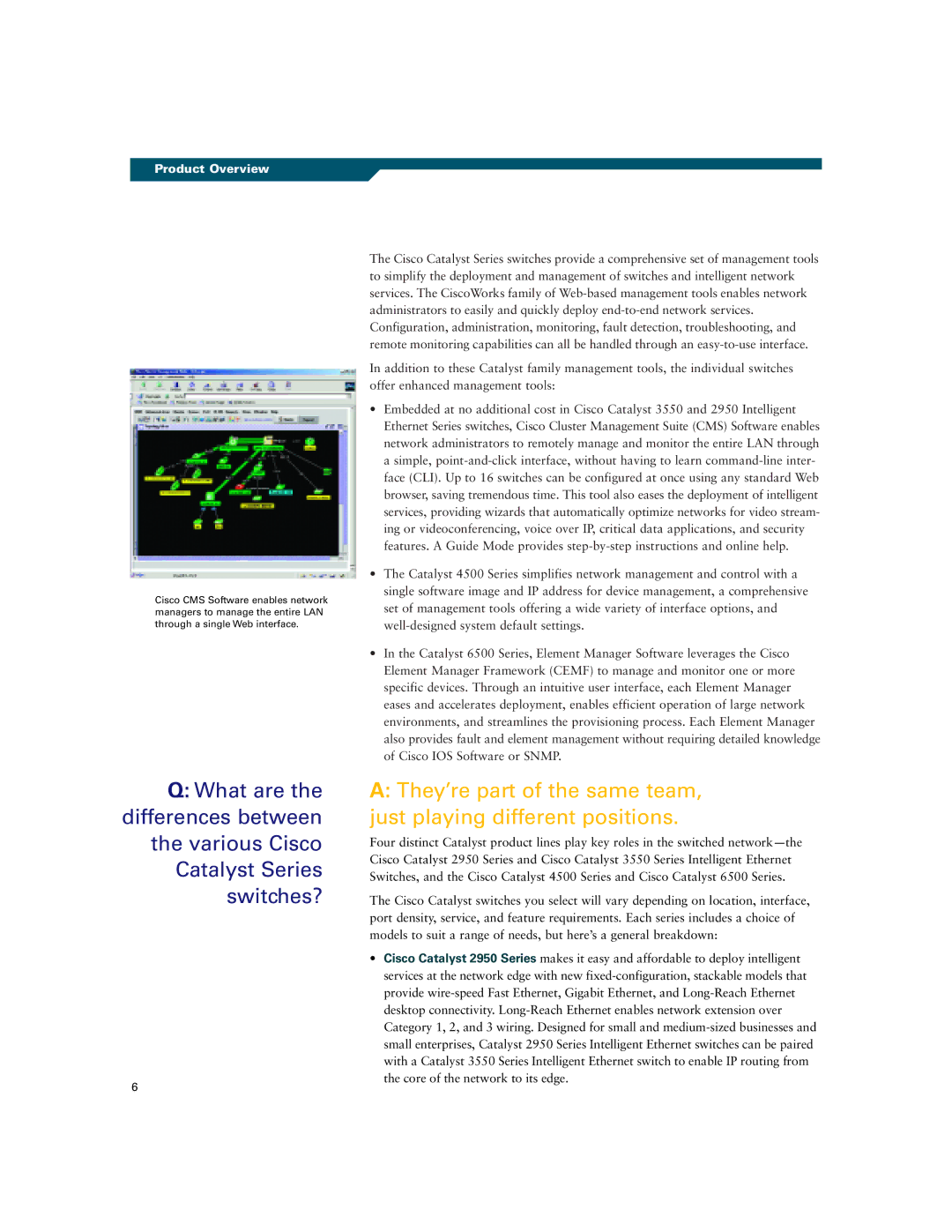 Cisco Systems Intelligent Switching manual Product Overview 