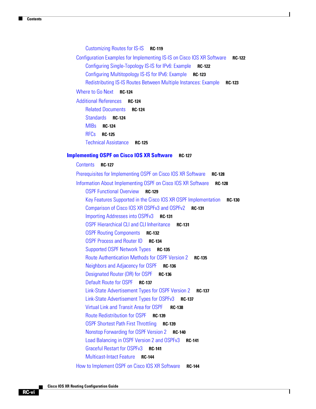 Cisco Systems IOS XR manual MIBs 