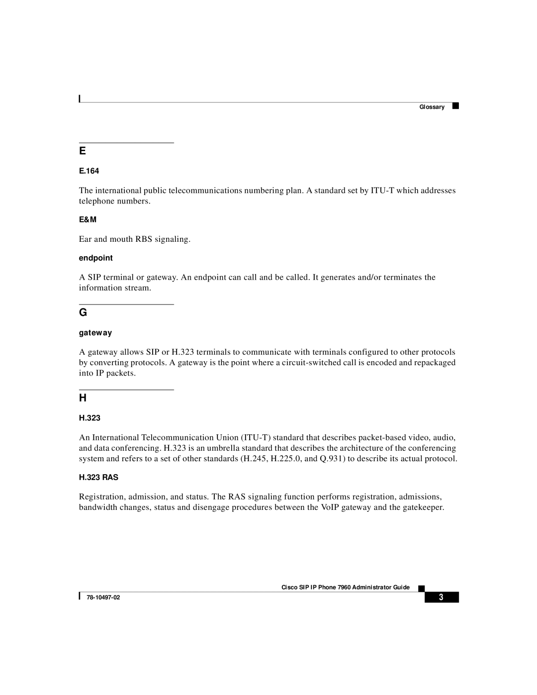 Cisco Systems IP phone 7960 manual 164 