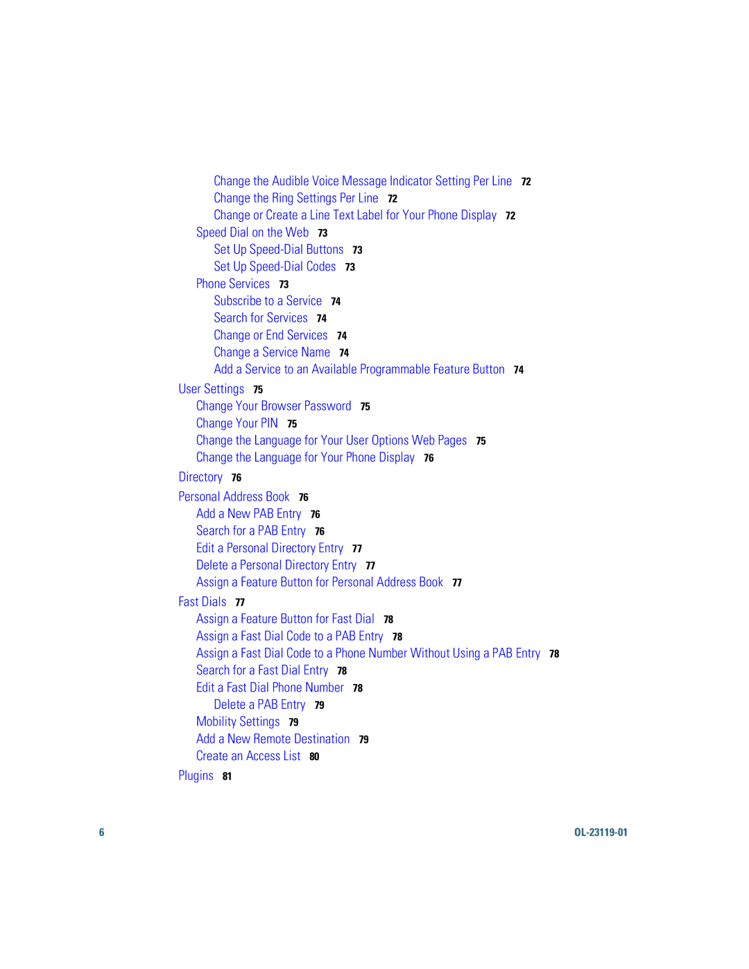 Cisco Systems IP Phone 8941 and 8945 manual Change or Create a Line Text Label for Your Phone Display 