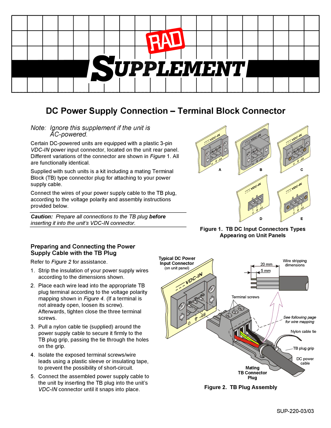 Cisco Systems IPMUX-1E operation manual DC Power Supply Connection Terminal Block Connector 