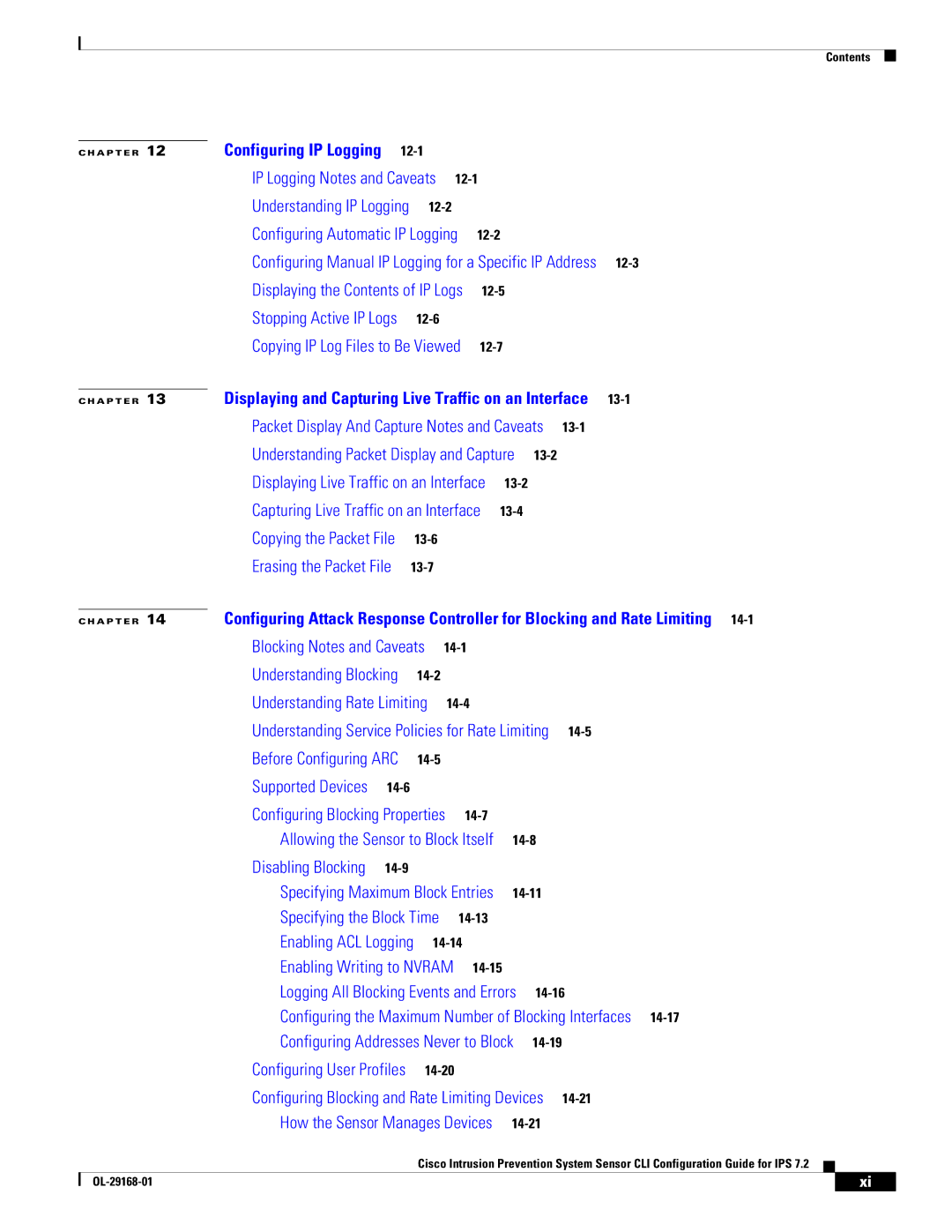 Cisco Systems IPS4510K9 manual Configuring IP Logging 