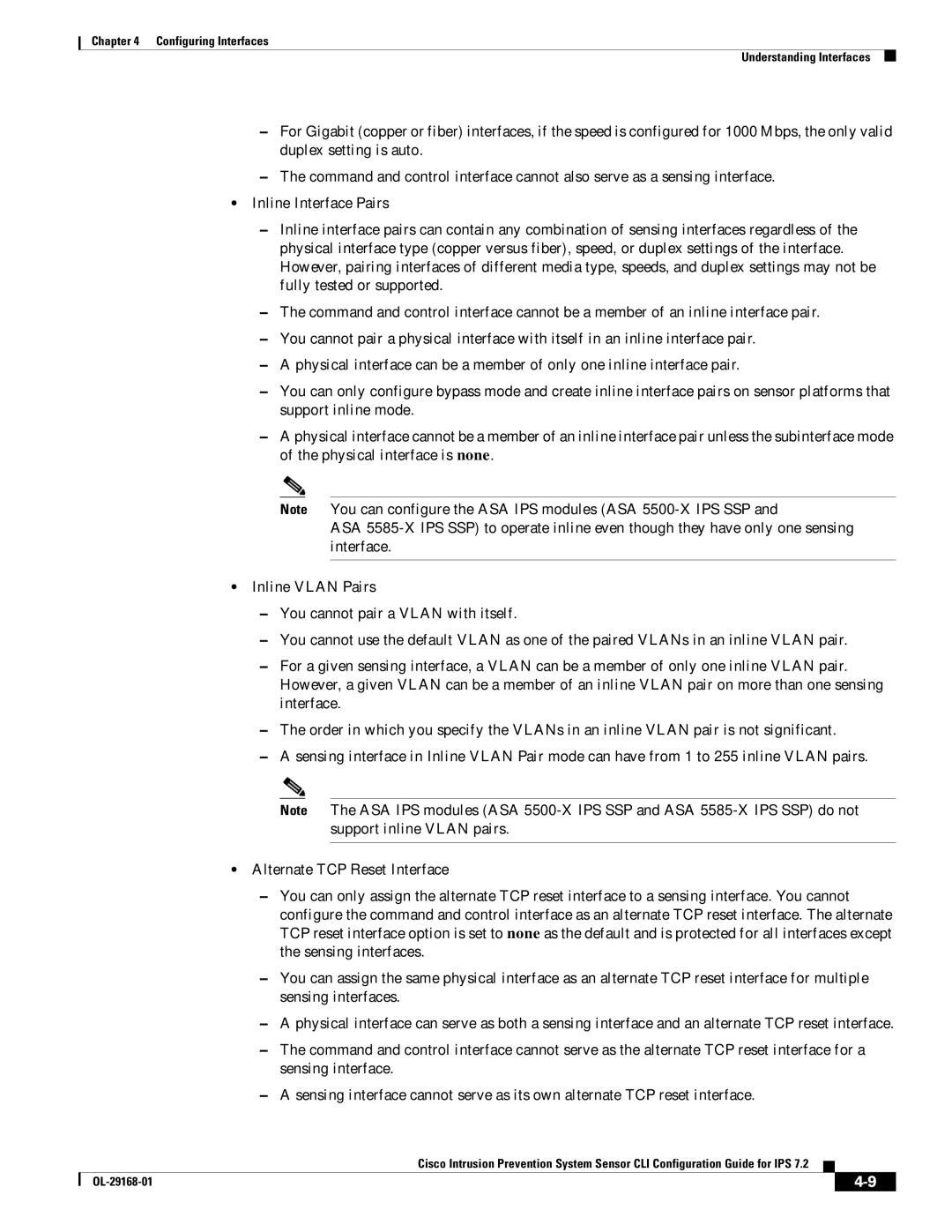 Cisco Systems IPS4510K9 manual Configuring Interfaces Understanding Interfaces 