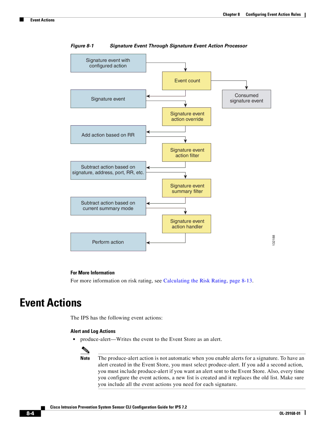 Cisco Systems IPS4510K9 manual Alert and Log Actions, Action filter 