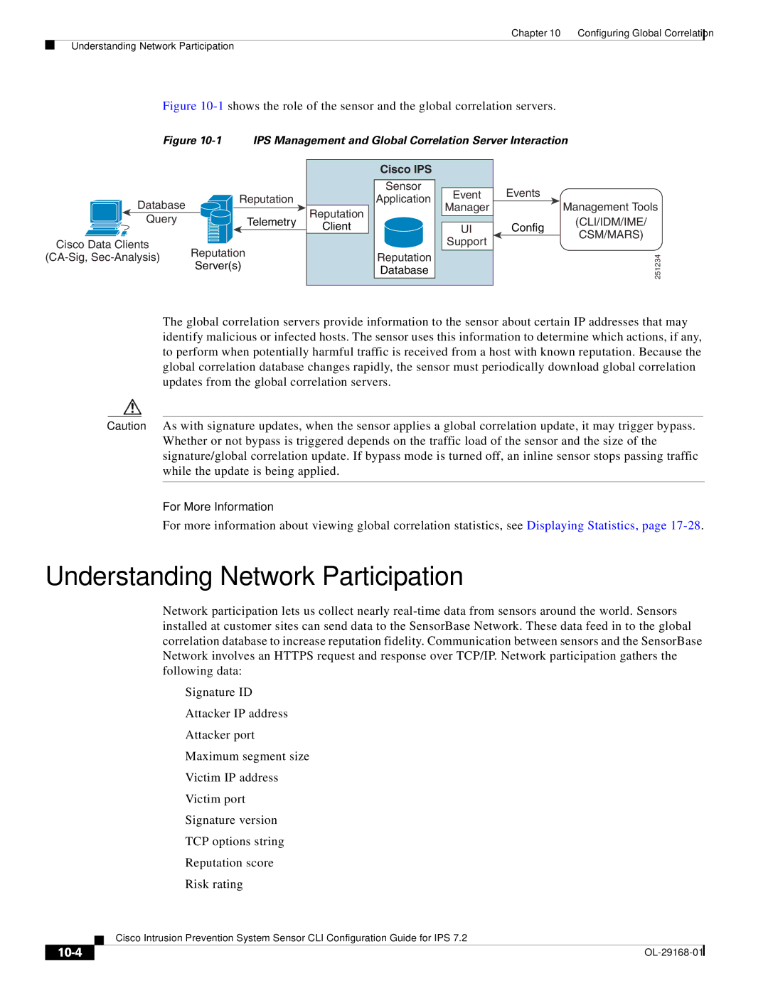 Cisco Systems IPS4510K9 manual Understanding Network Participation, 10-4 