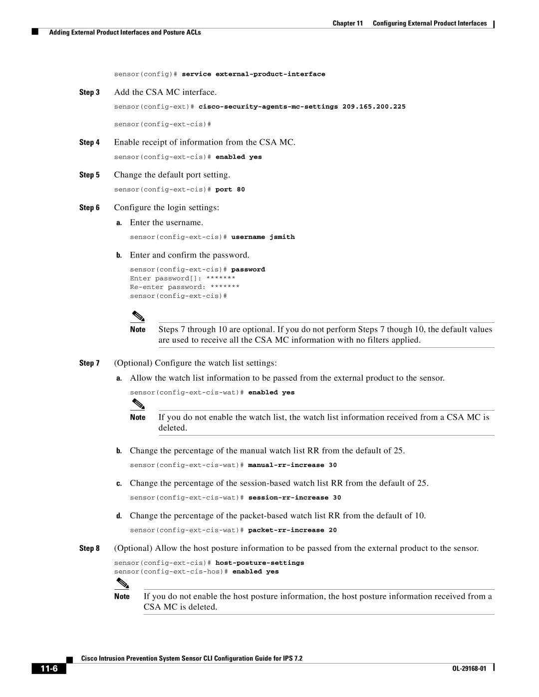 Cisco Systems IPS4510K9 manual 11-6 