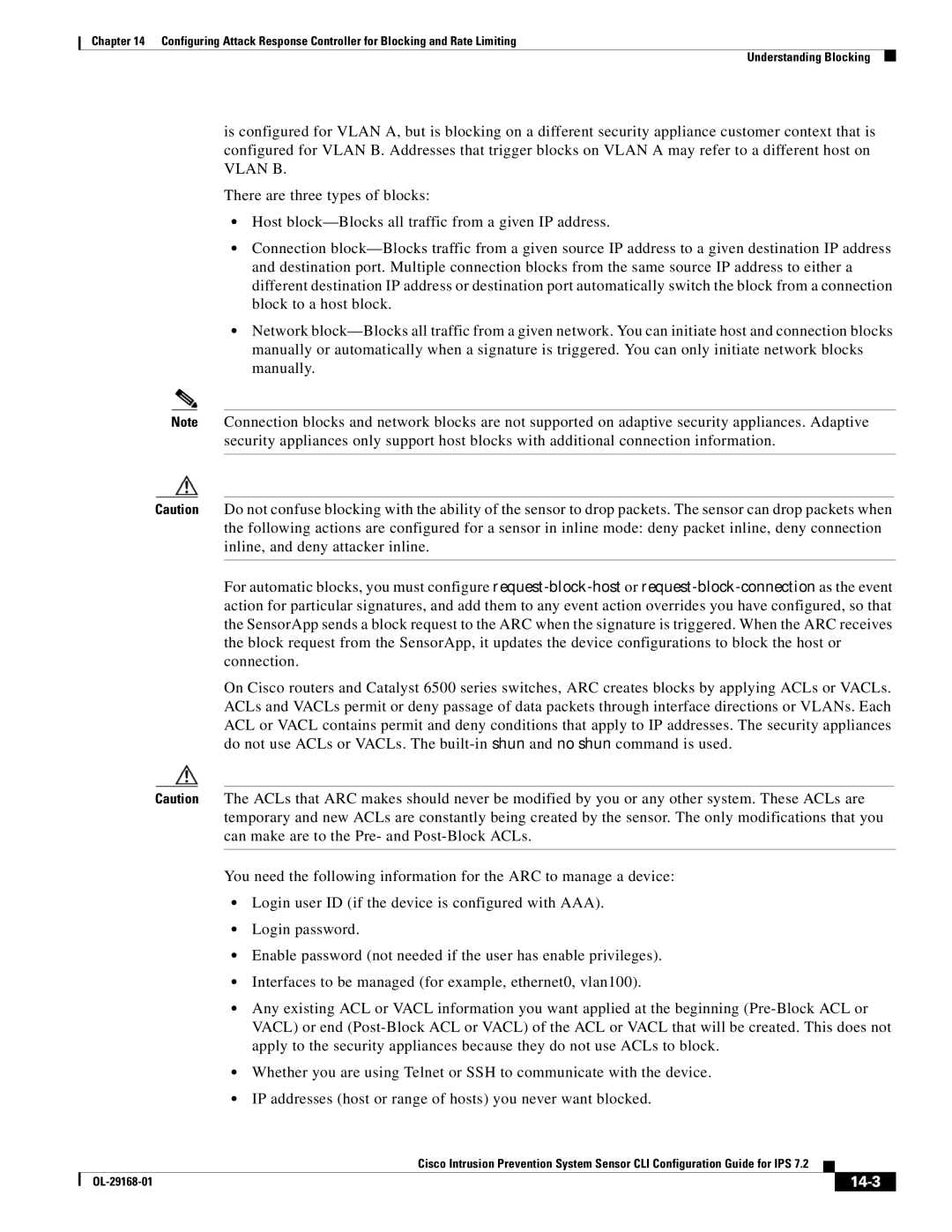 Cisco Systems IPS4510K9 manual Vlan B, 14-3 