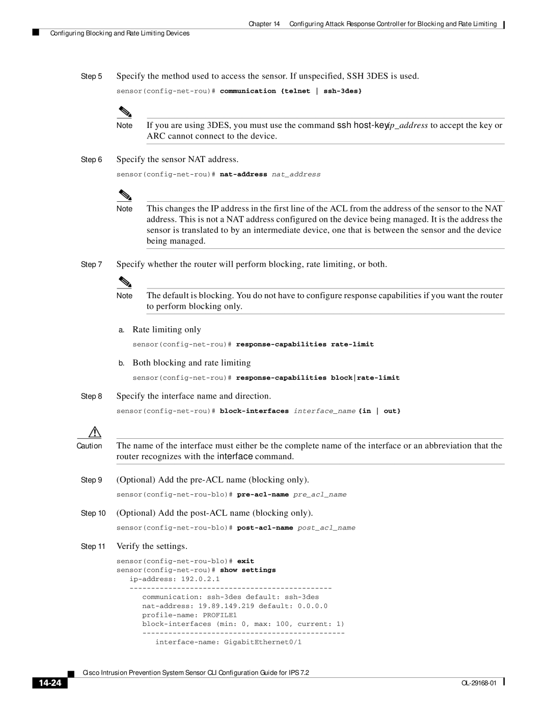 Cisco Systems IPS4510K9 manual 14-24 