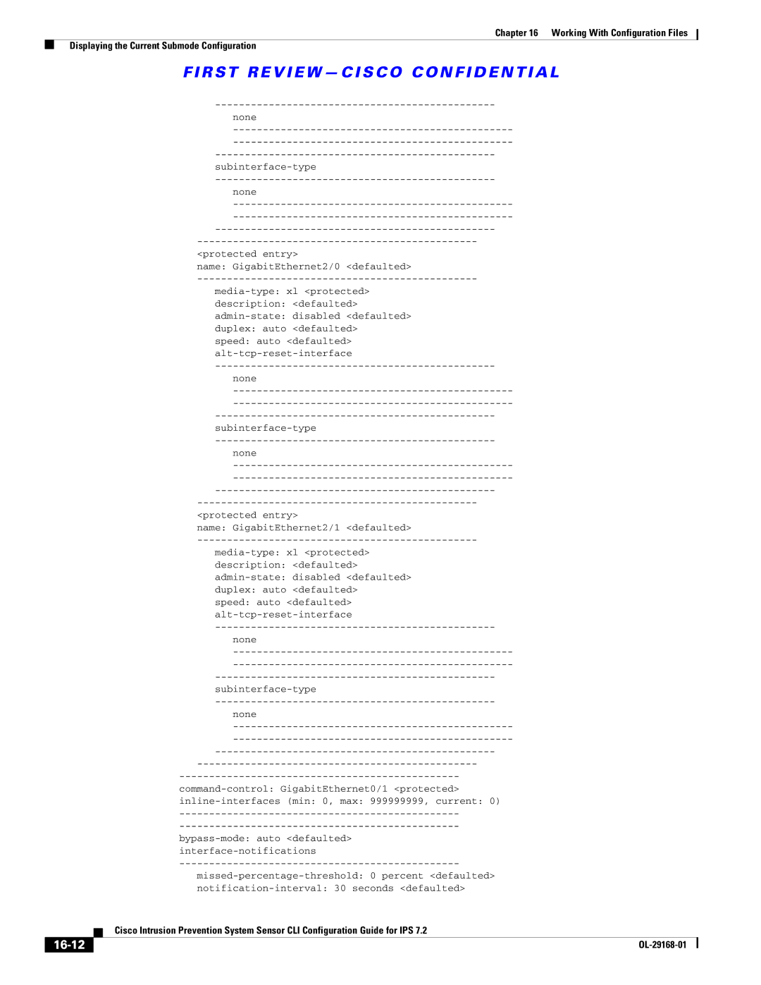 Cisco Systems IPS4510K9 manual 16-12 