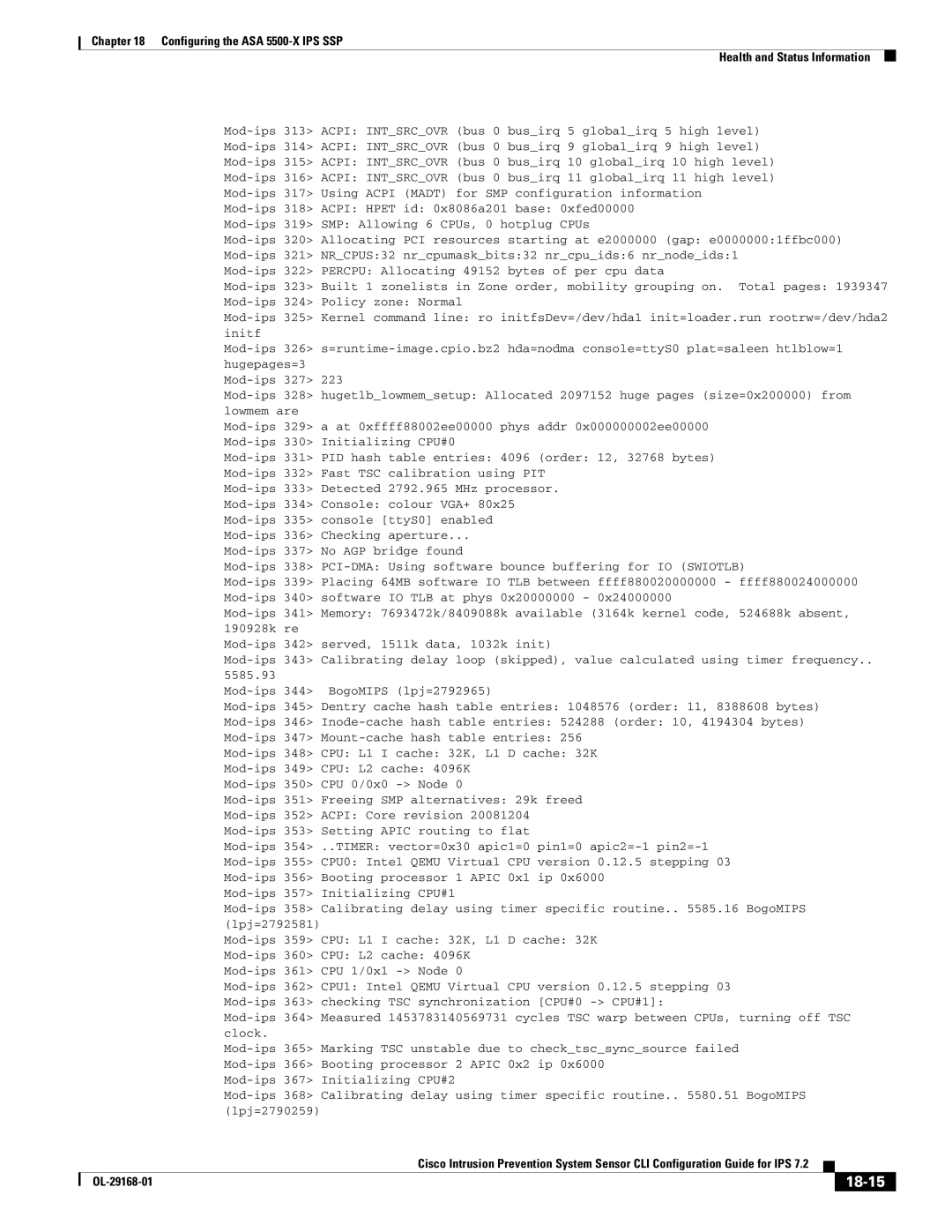 Cisco Systems IPS4510K9 manual 18-15 