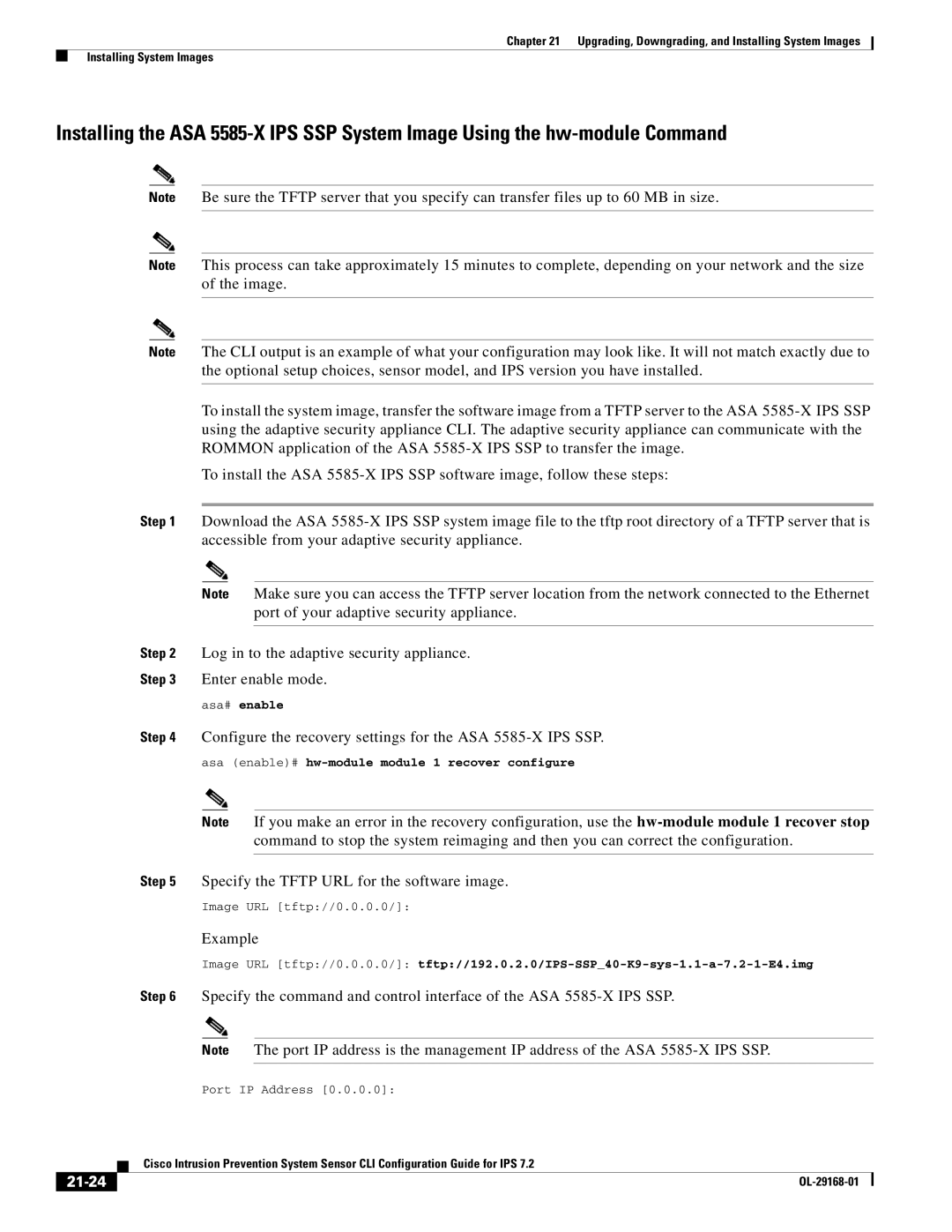 Cisco Systems IPS4510K9 manual 21-24 