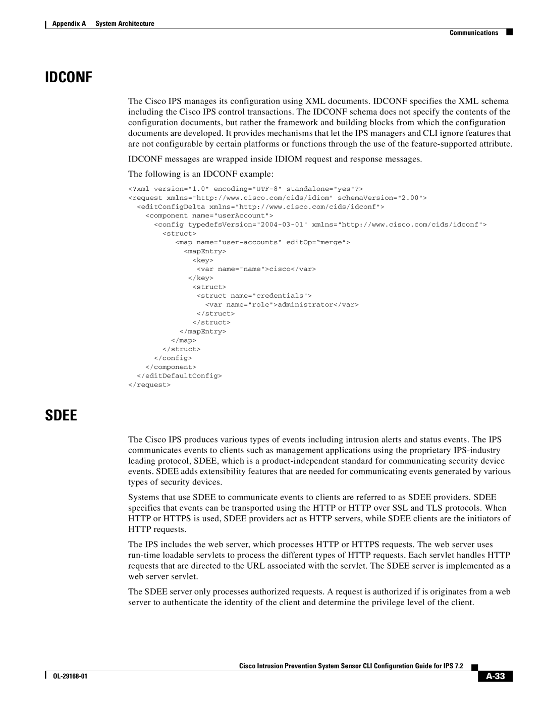 Cisco Systems IPS4510K9 manual Idconf 