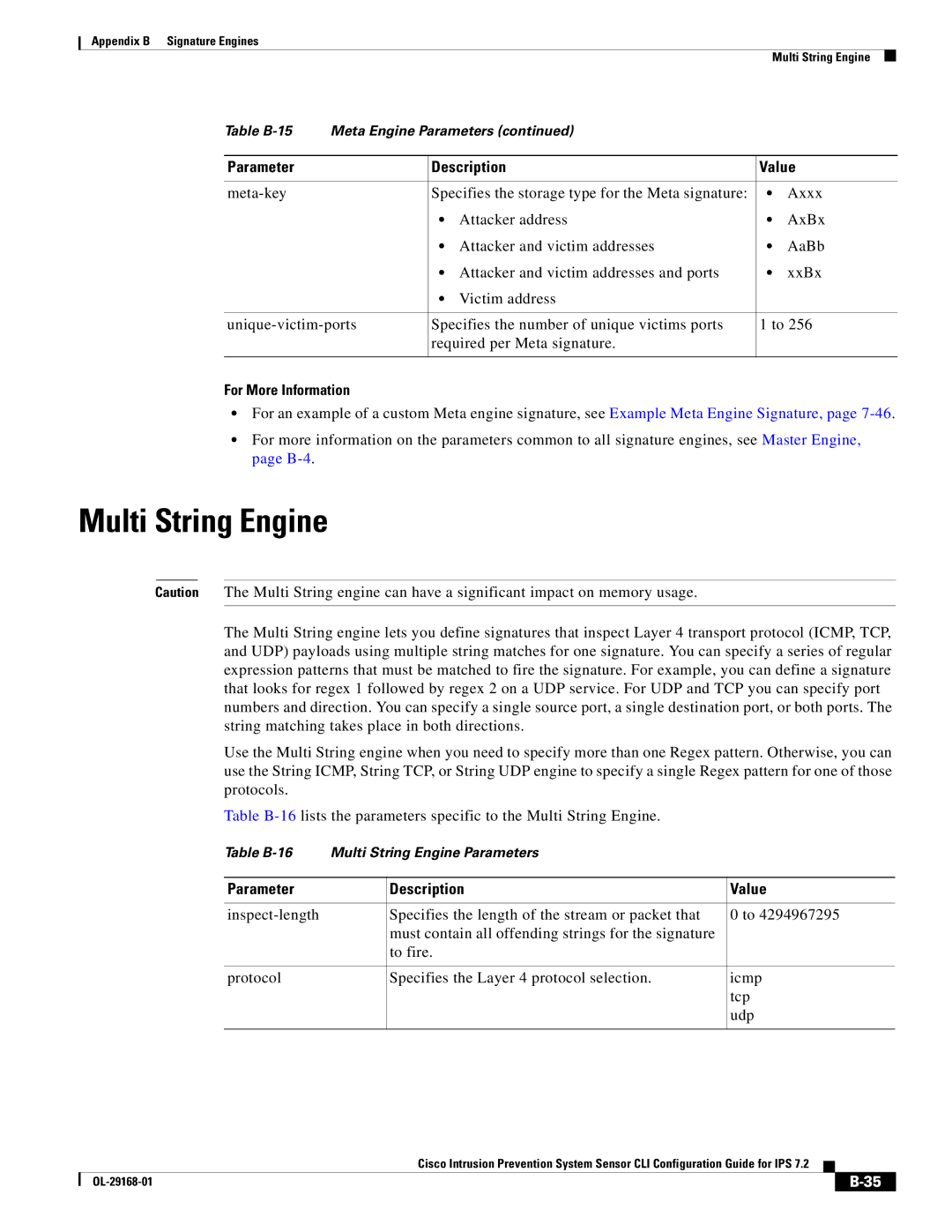 Cisco Systems IPS4510K9 manual Multi String Engine 