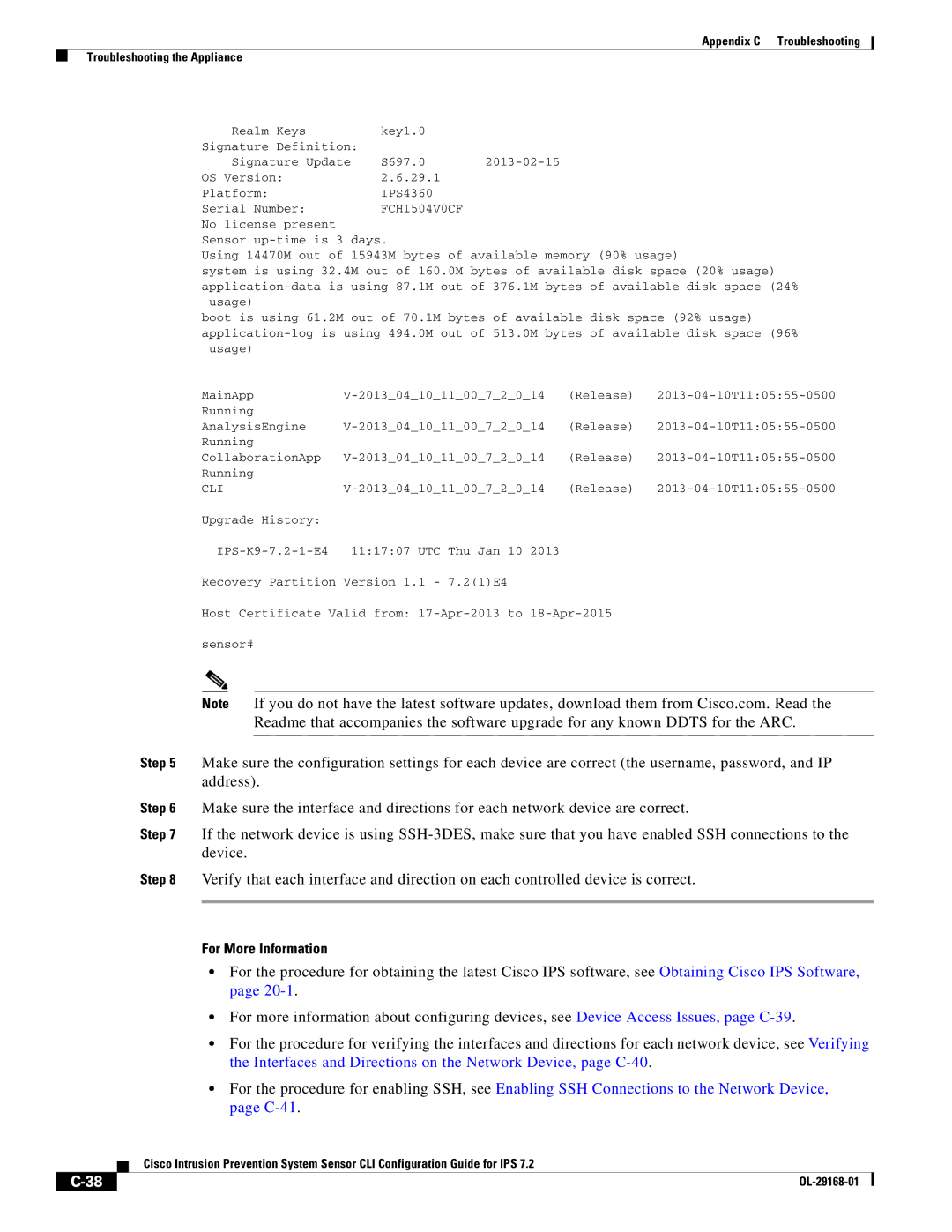 Cisco Systems IPS4510K9 manual For More Information 