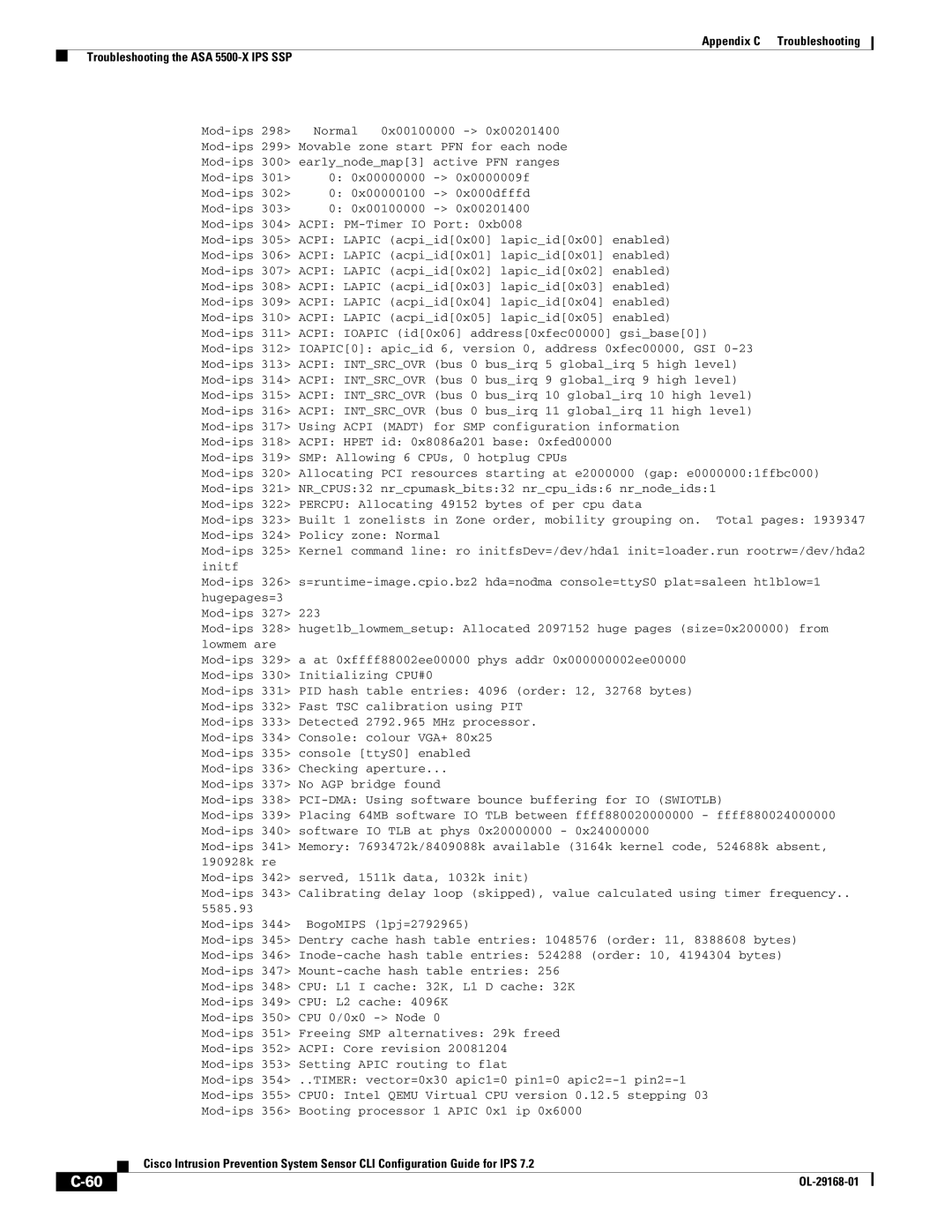 Cisco Systems IPS4510K9 manual 303 