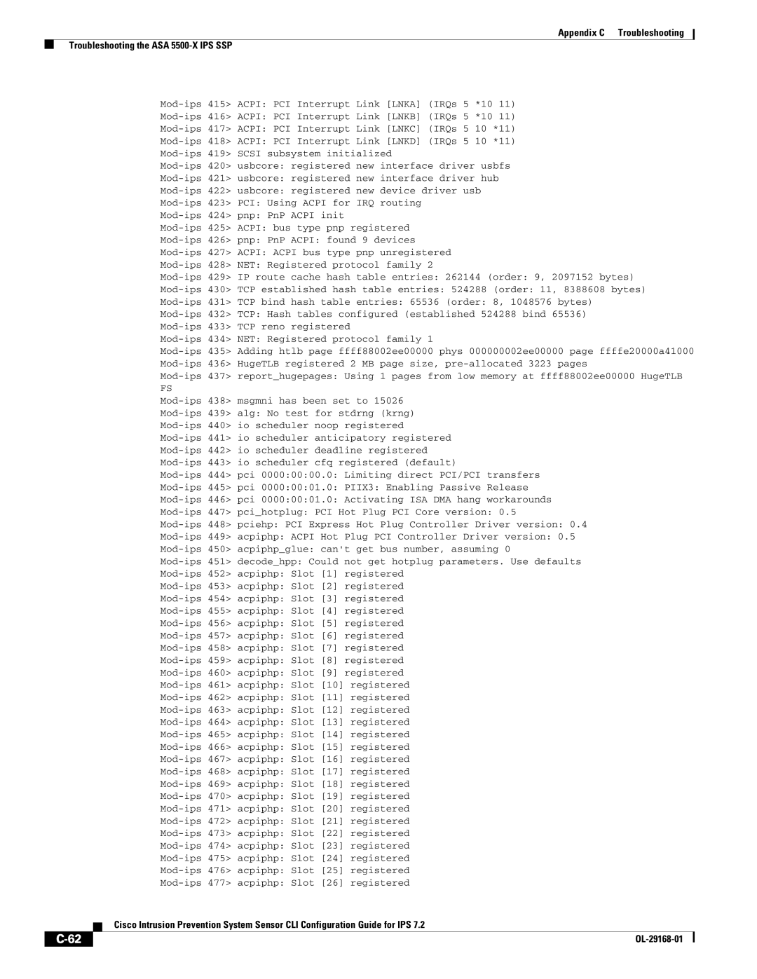 Cisco Systems IPS4510K9 manual Usb 