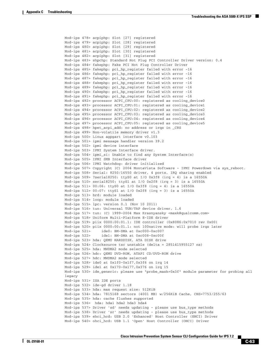 Cisco Systems IPS4510K9 manual Crs 