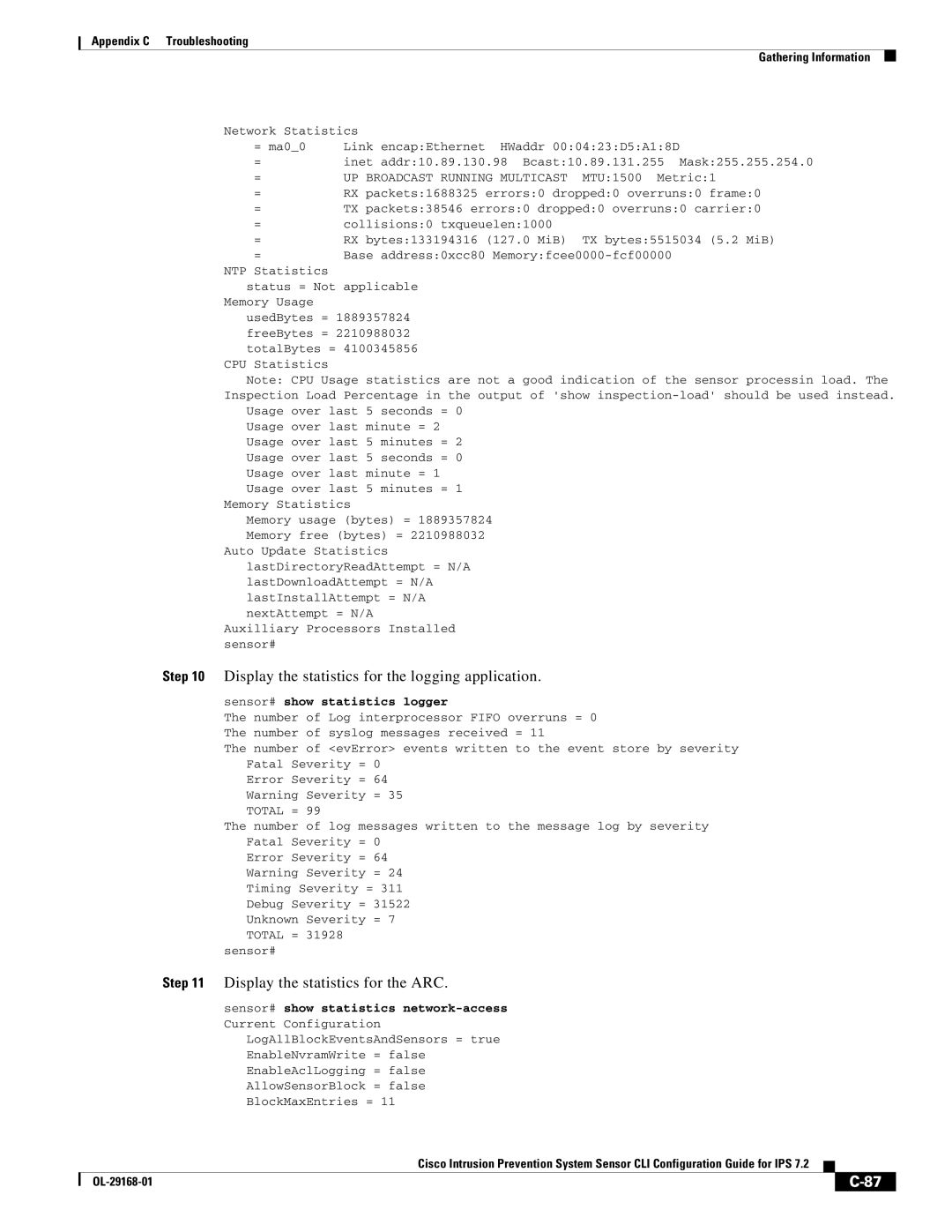 Cisco Systems IPS4510K9 manual Multicast MTU1500 Metric1 