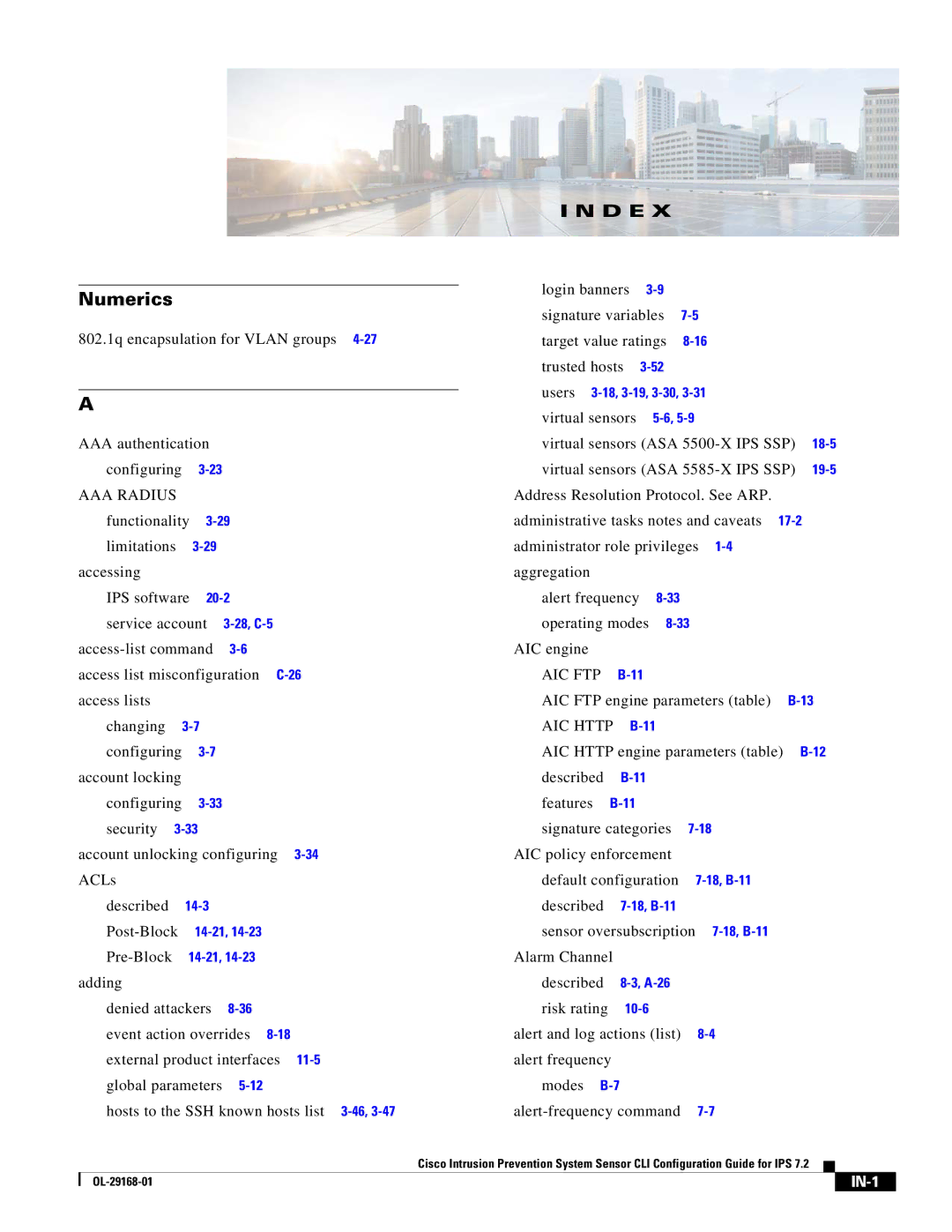 Cisco Systems IPS4510K9 manual Aic Ftp, AIC Http, IN-1 