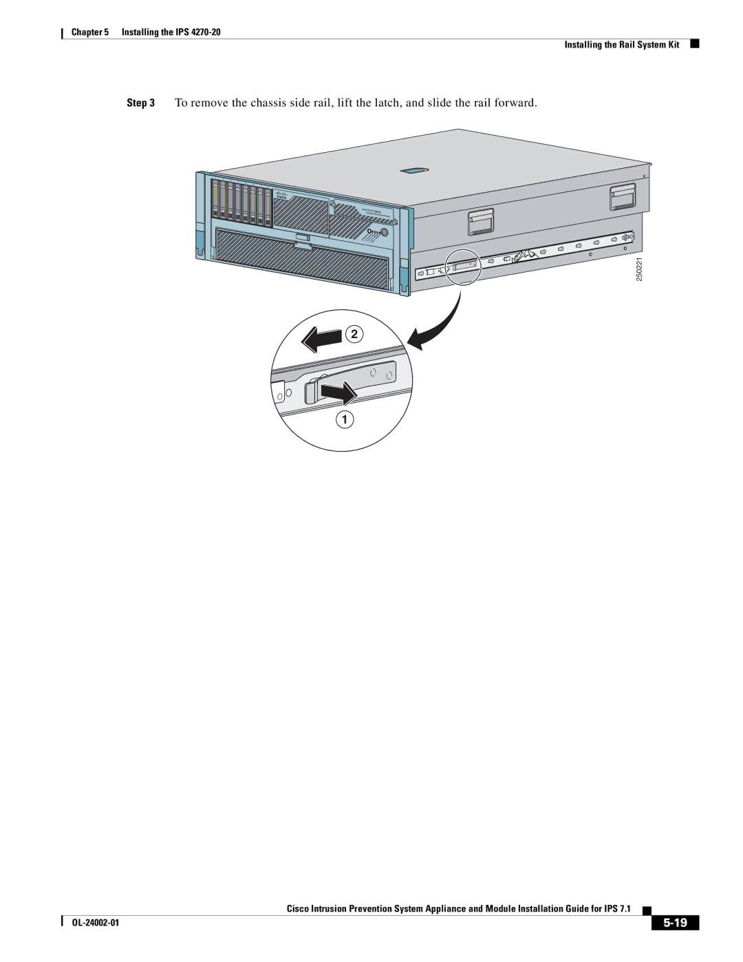 Cisco Systems IPS4520K9 manual 250221 