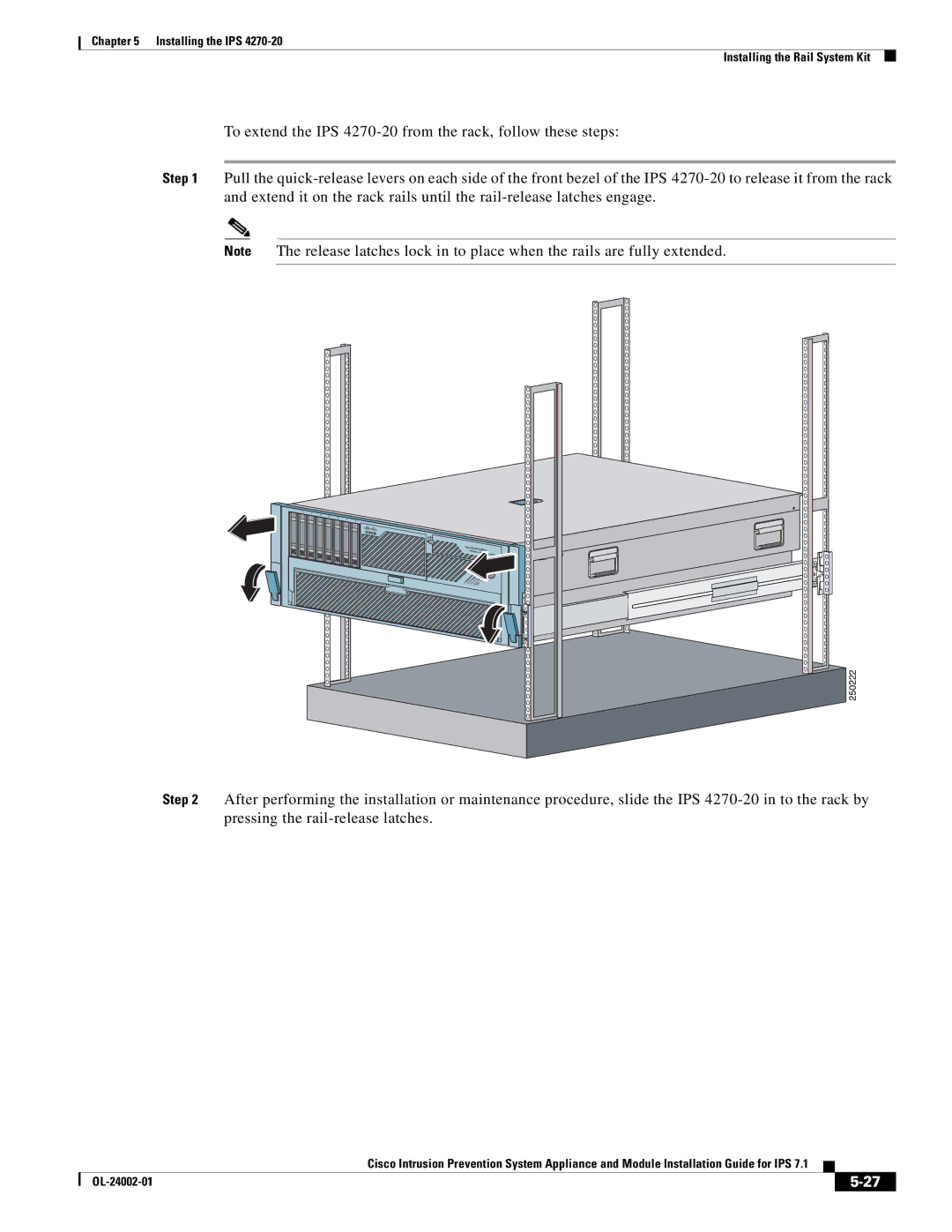 Cisco Systems IPS4520K9 manual 250222 