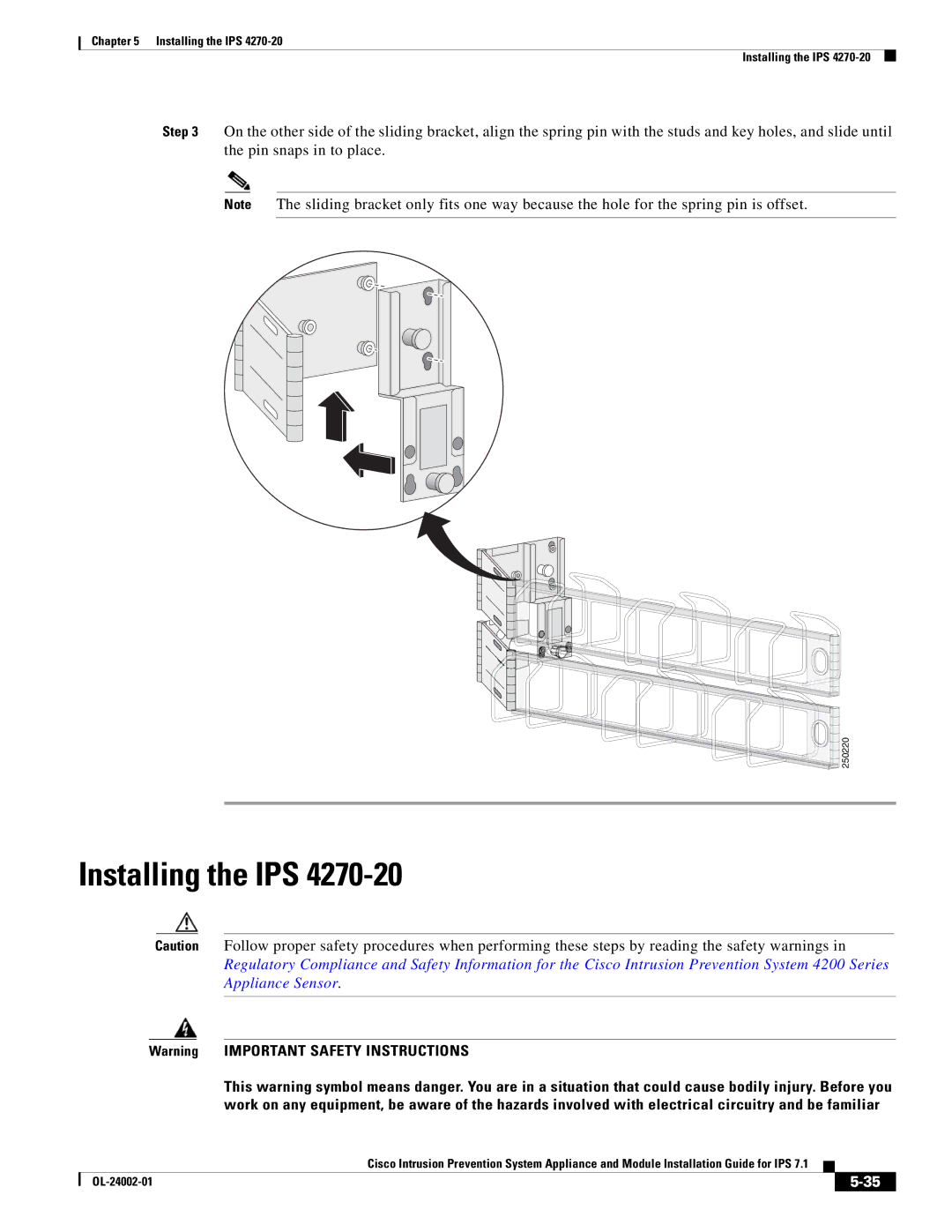 Cisco Systems IPS4520K9 manual 250220 