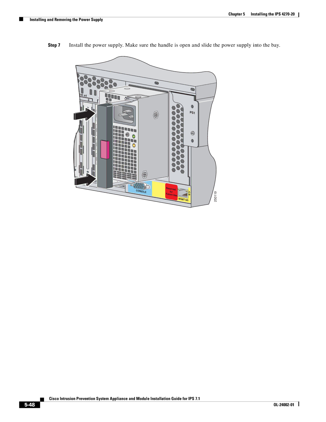 Cisco Systems IPS4520K9 manual PCI-E x4 4 