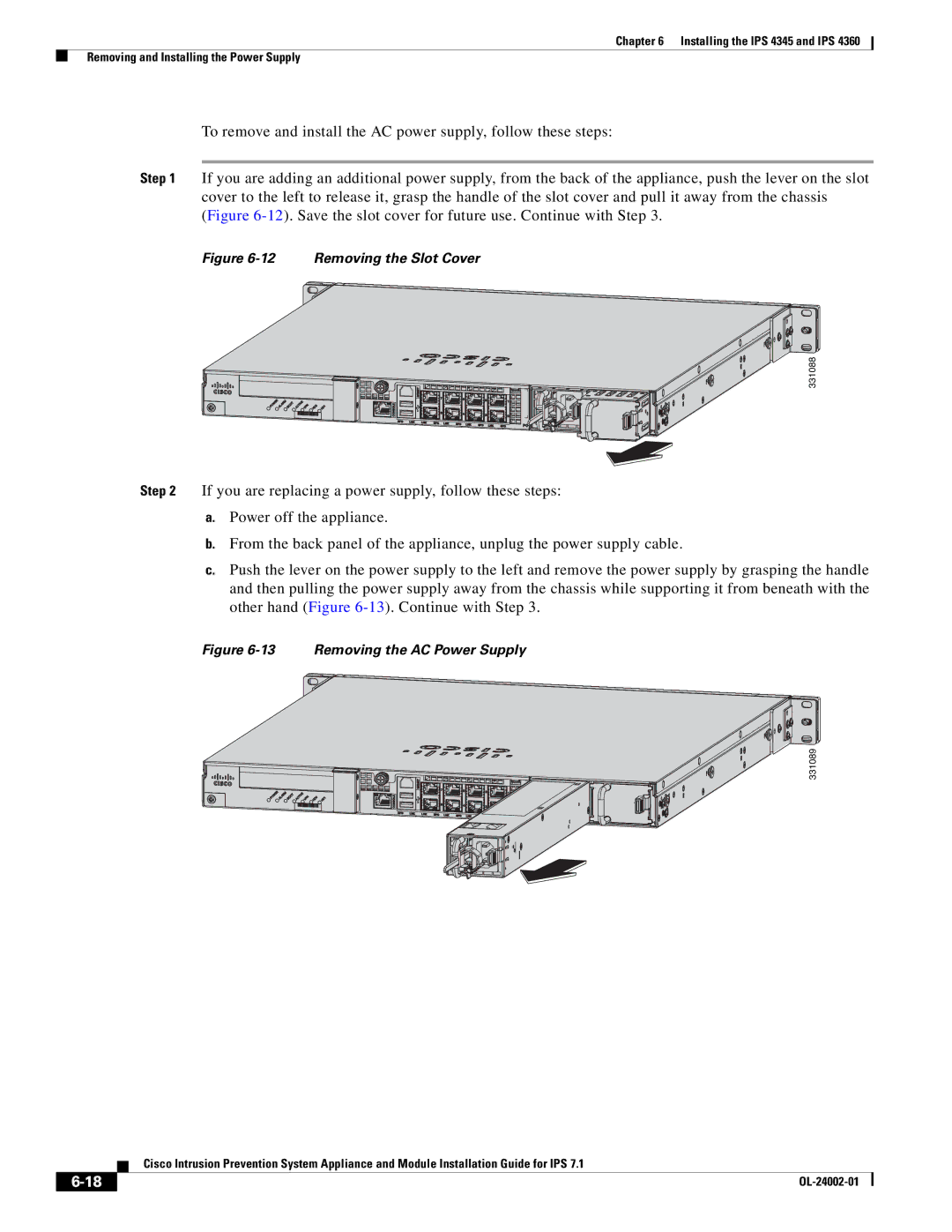 Cisco Systems IPS4520K9 manual Removing the Slot Cover 