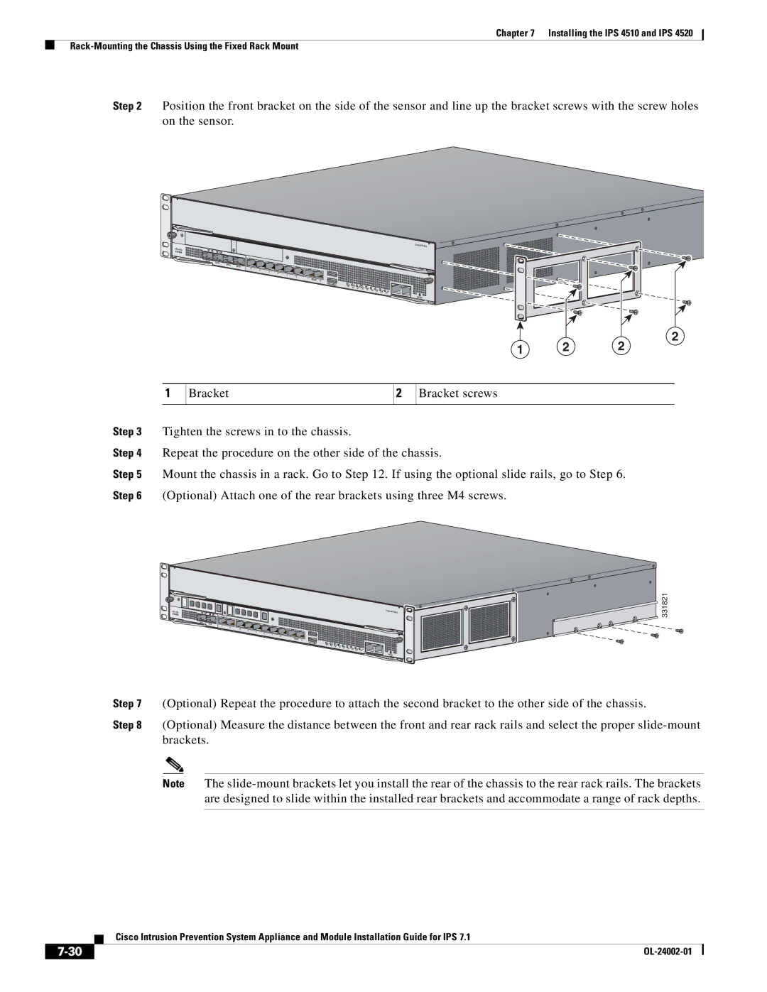 Cisco Systems IPS4520K9 manual 331821 