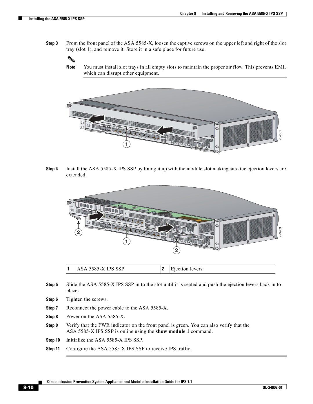 Cisco Systems IPS4520K9 manual ASA 5585-X IPS SSP 