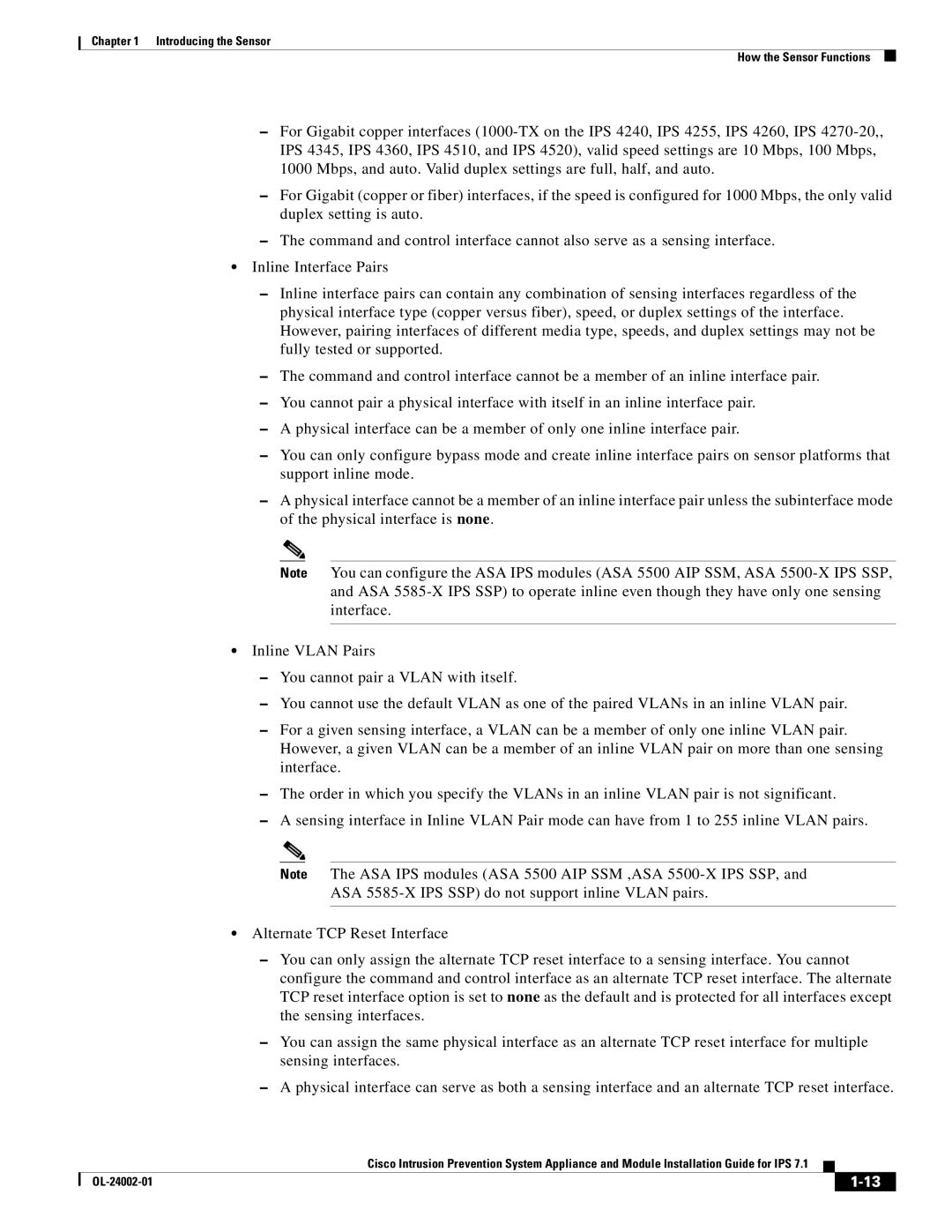 Cisco Systems IPS4520K9 manual Introducing the Sensor How the Sensor Functions 