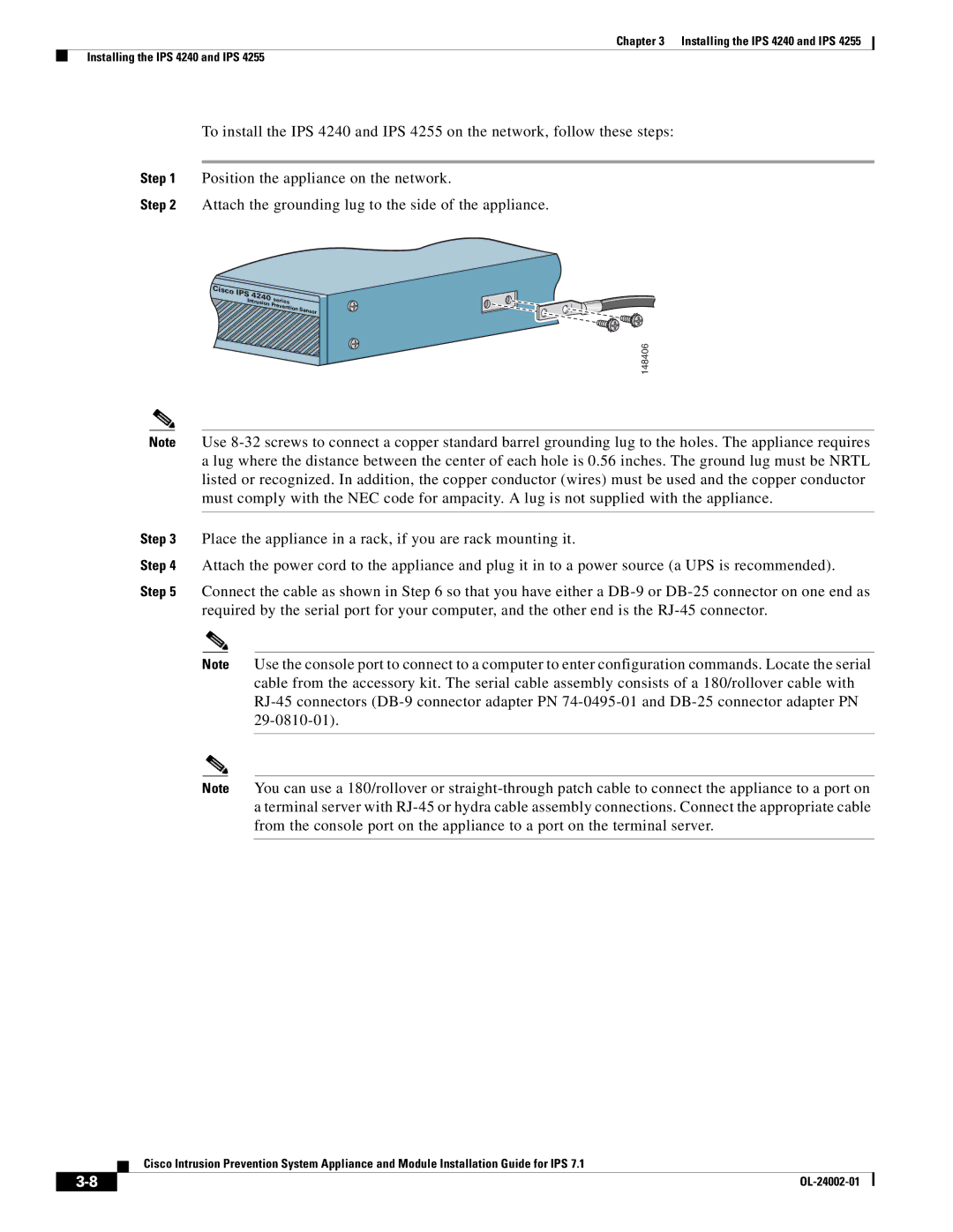 Cisco Systems IPS4520K9 manual 148406 